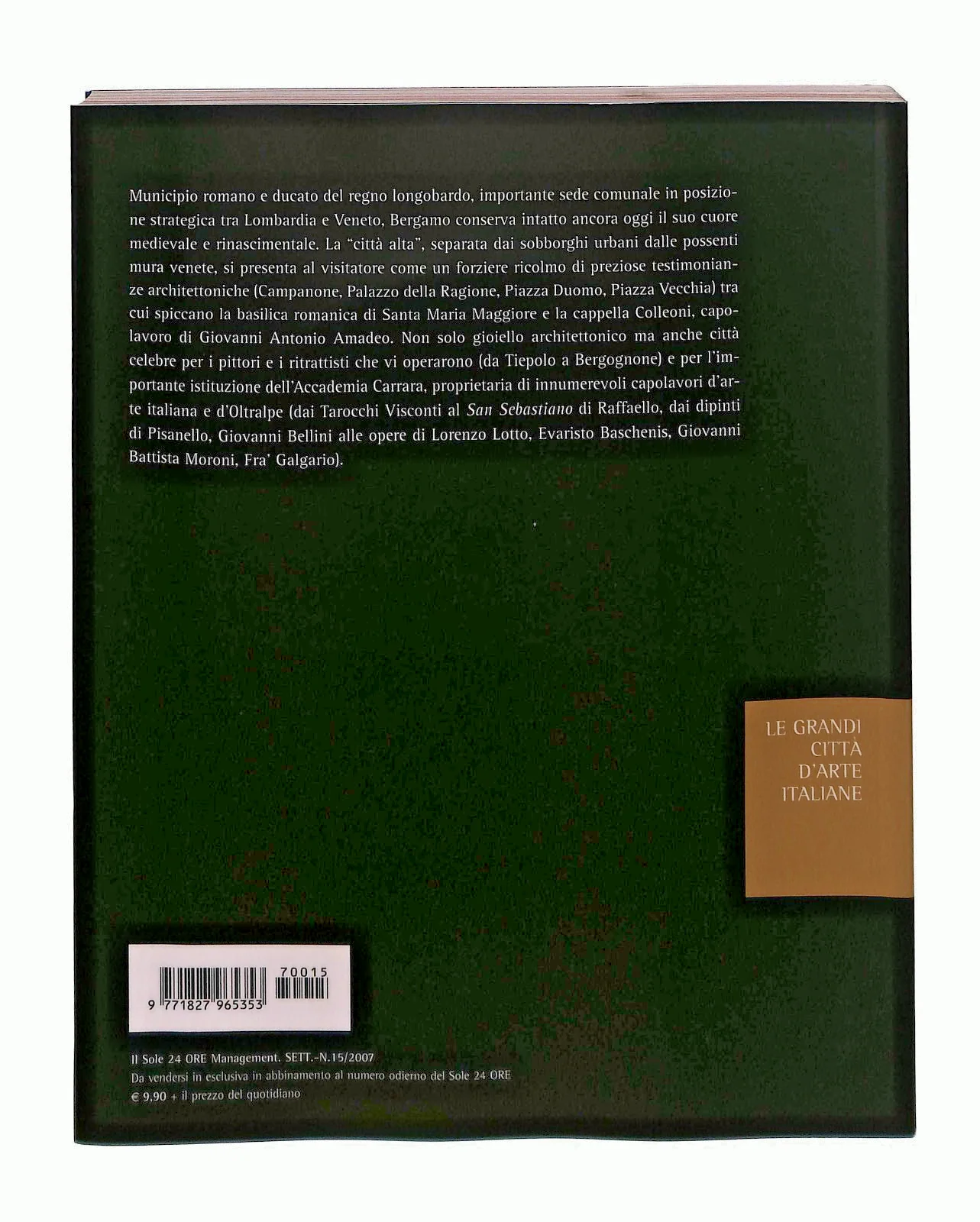 EBOND Bergamo Grandi Citta d Arte Italiane Il Sole Electa ConLibro LI048370 - Image 2
