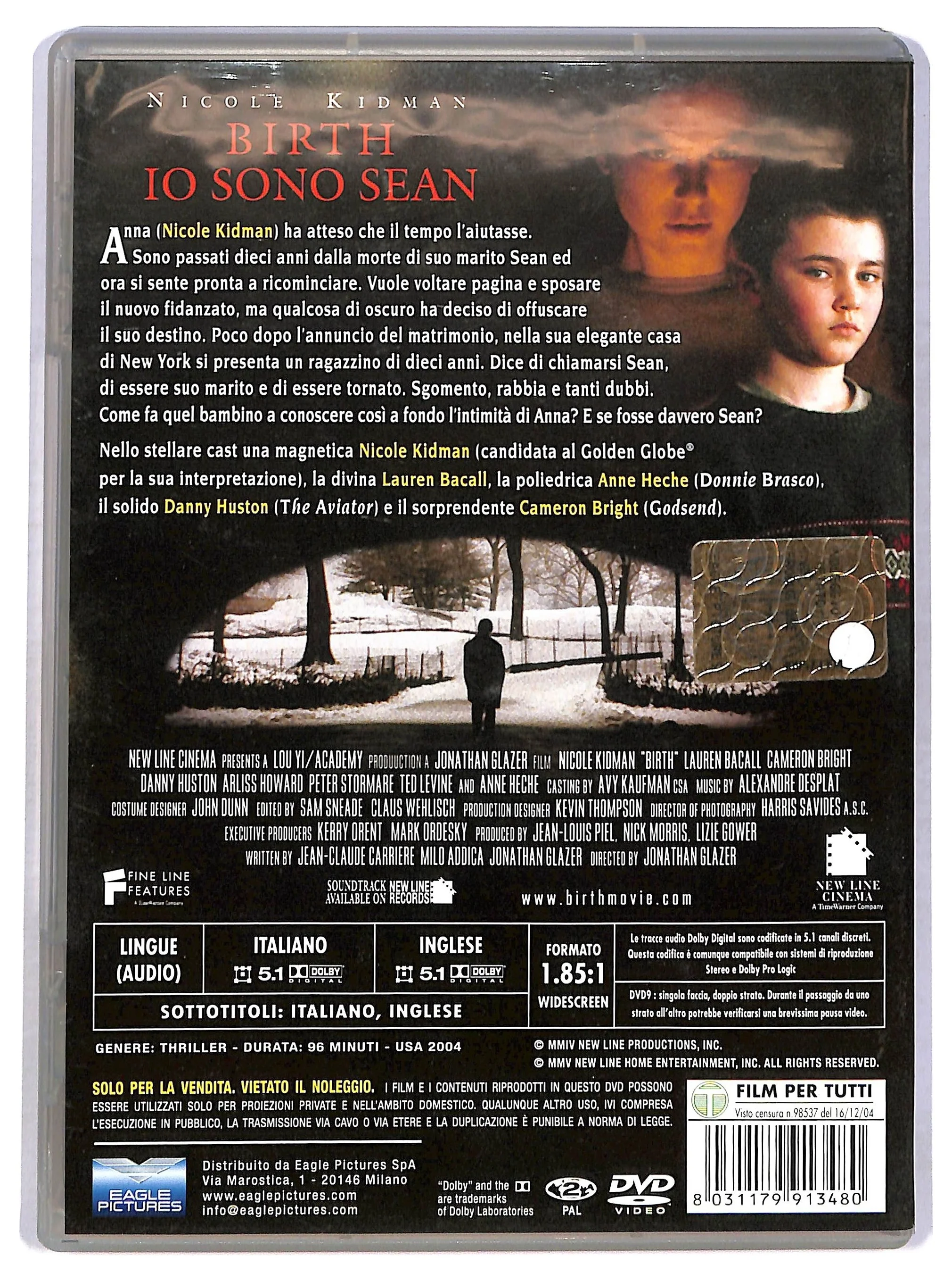 EBOND birth io sono sean NOLEGGIO DVD DB758931 - Image 2