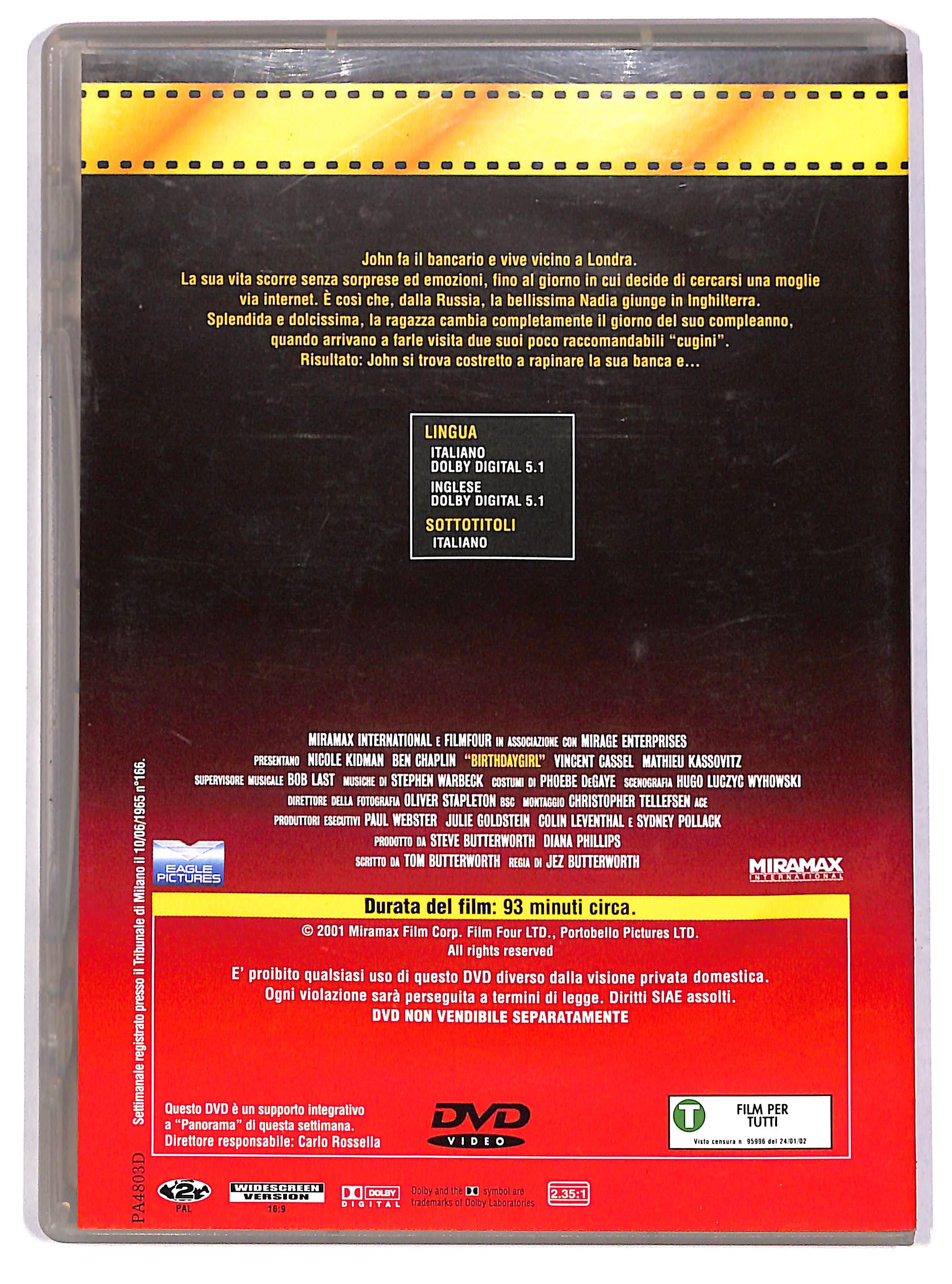 EBOND Birthday Girl EDITORIALE DVD DB747350 - Image 2