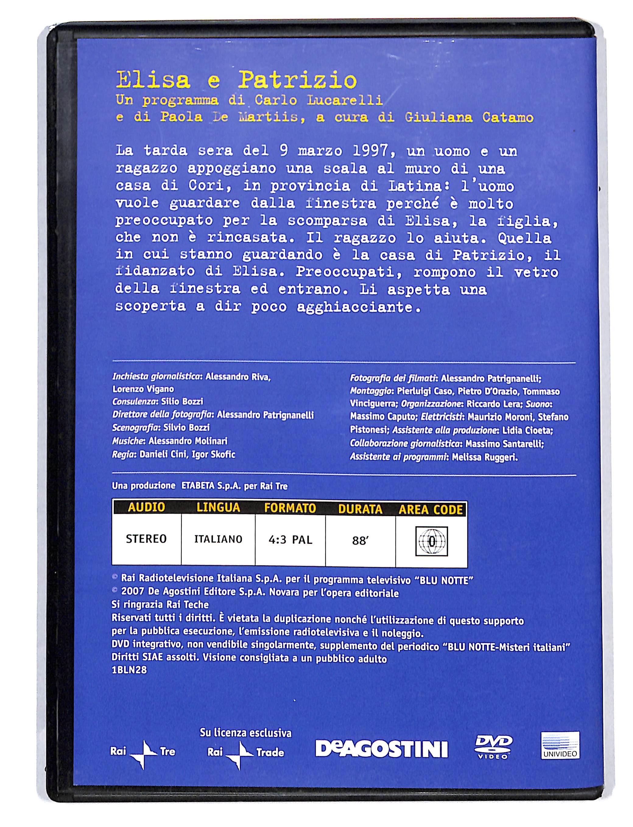 EBOND Blu Notte - Elisa e Patrizio vol.28 EDITORIALE DVD DB712762 - Image 2