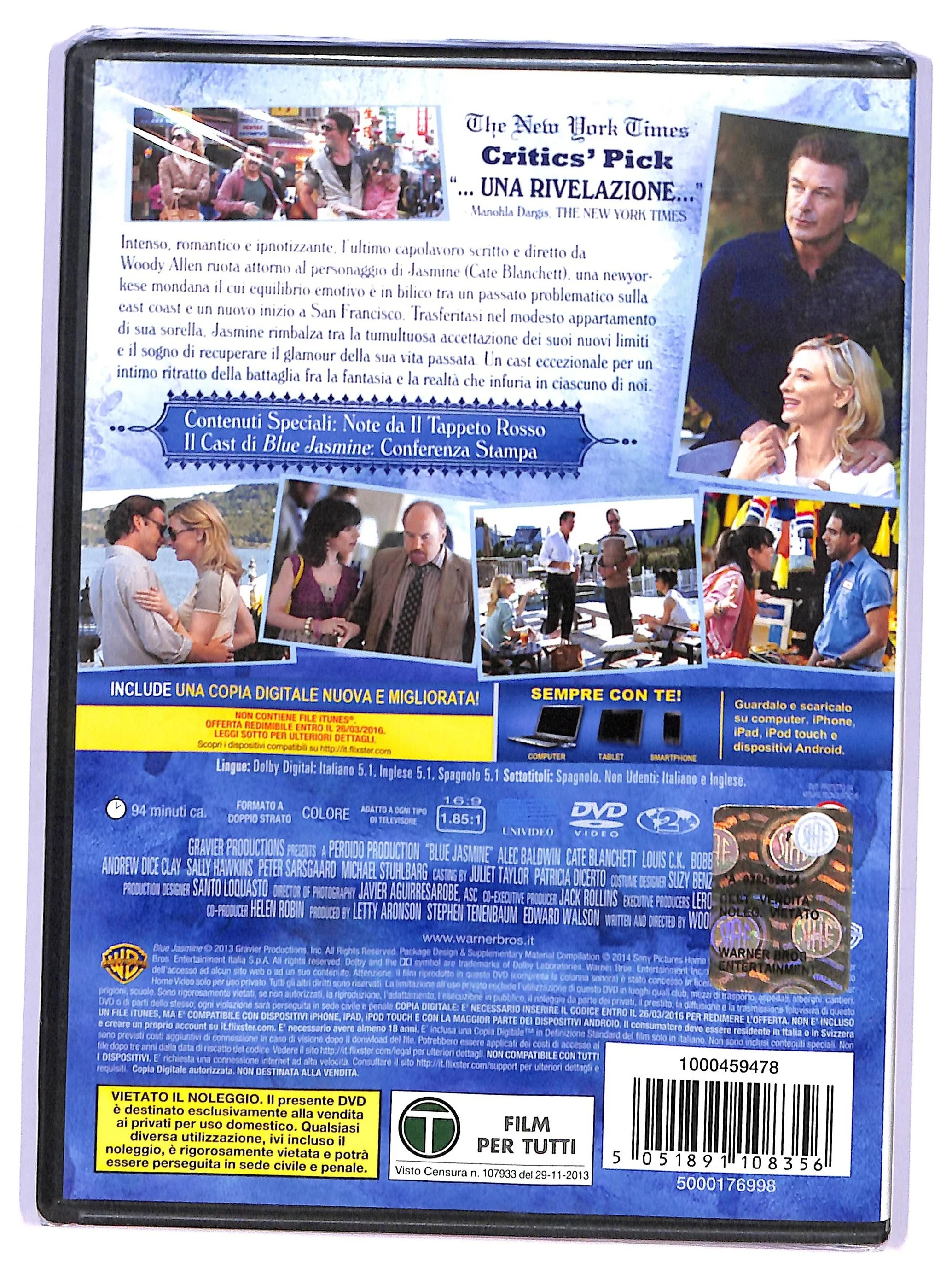 EBOND Blue Jasmine DVD DB716166 - Image 2
