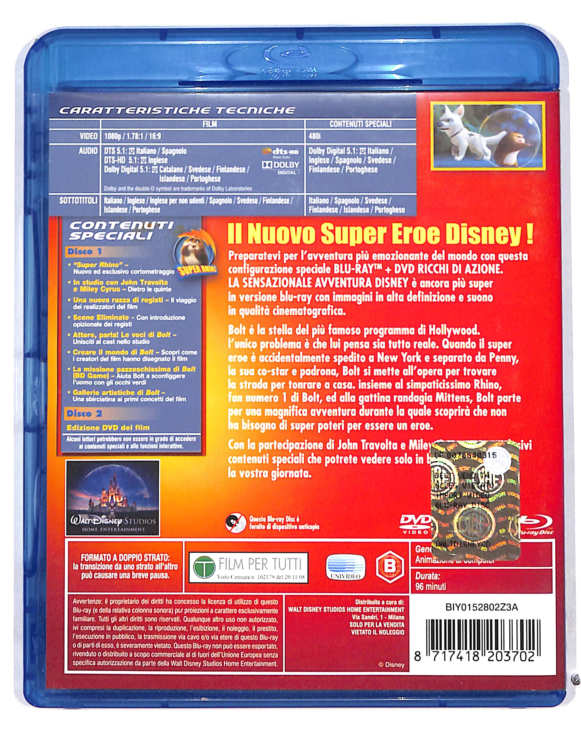 EBOND Bolt Un eroe a quattro zampe + DVD BLURAY DB691157 - Image 2