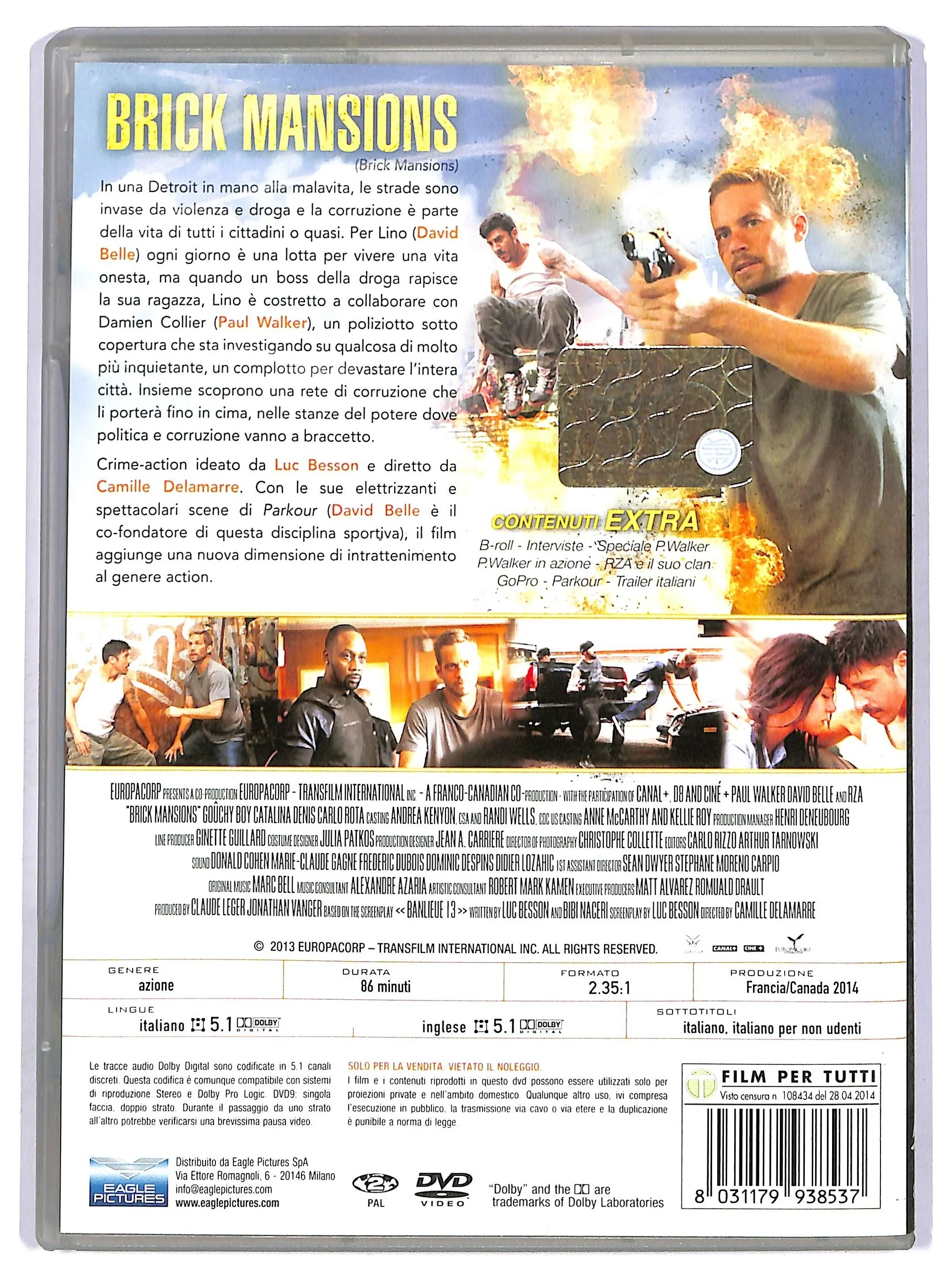 EBOND Brick Mansions NOLEGGIO DVD DB746117 - Image 2