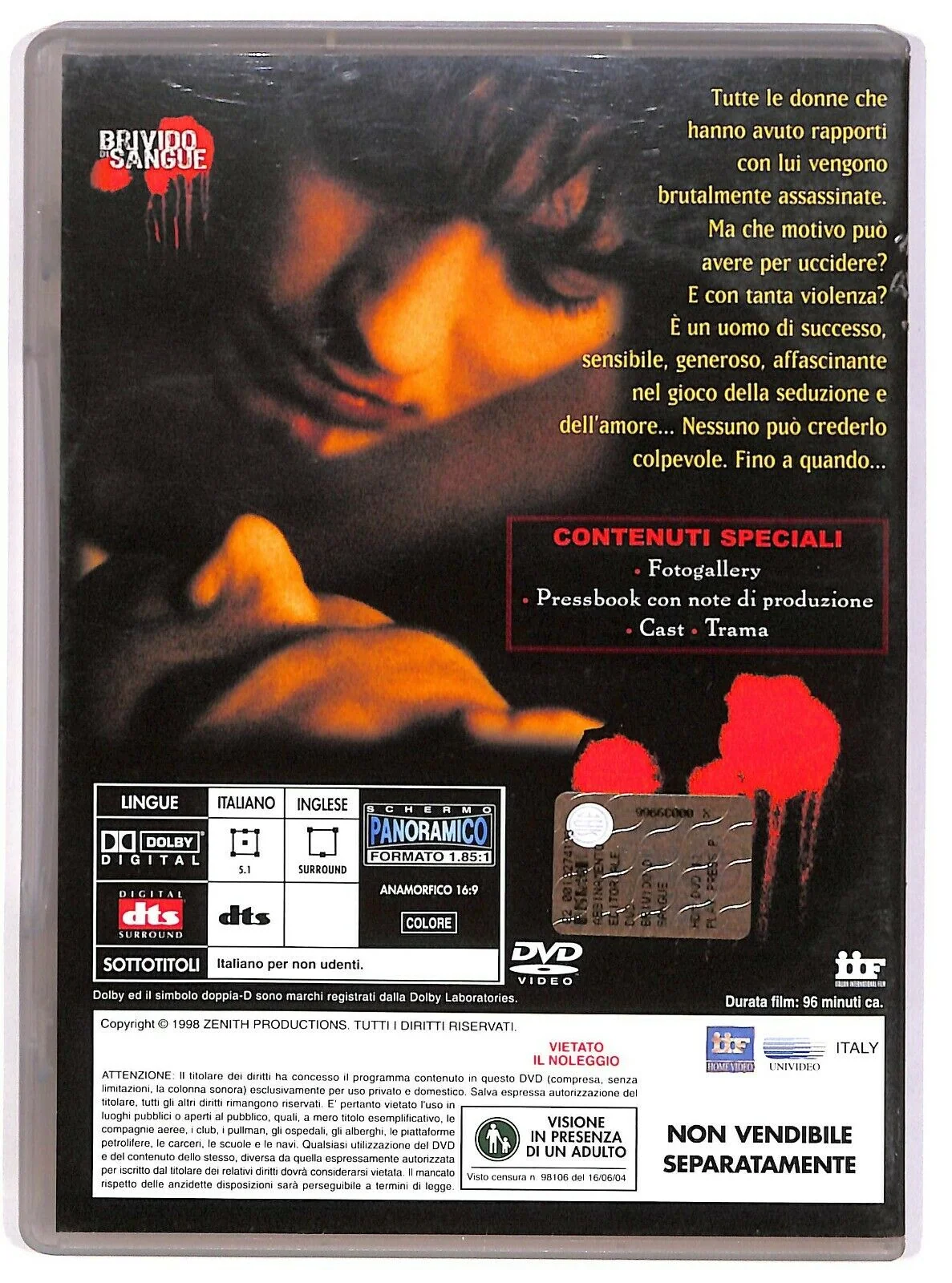 EBOND Brivido Di Sangue Editoriale DVD DB709742 - Image 2