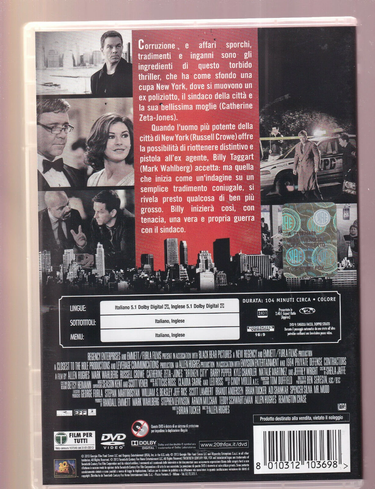 EBOND Broken City DVD DB732344 - Image 2