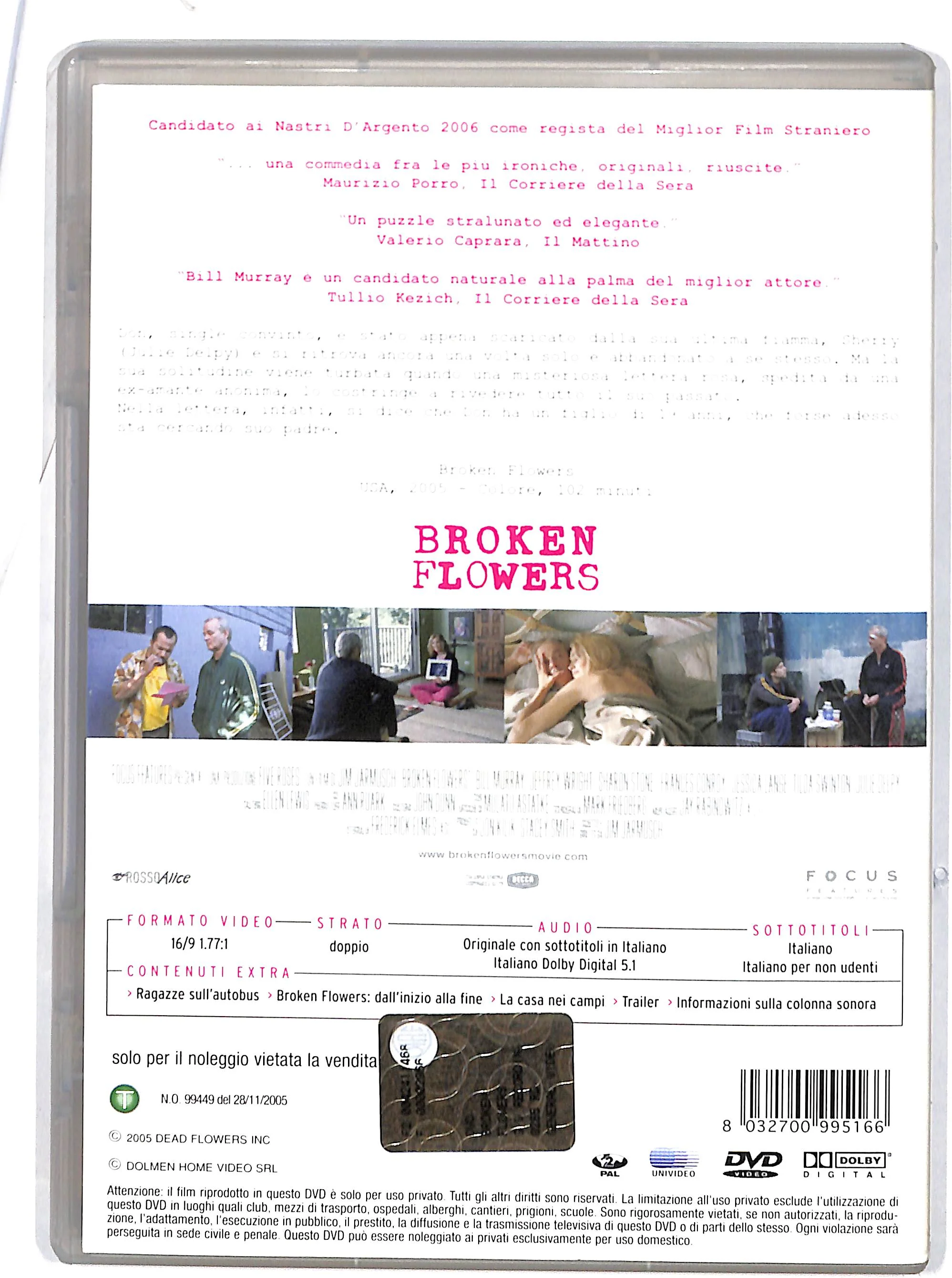 EBOND Broken Flowers NOLEGGIO DVD DB726205 - Image 2