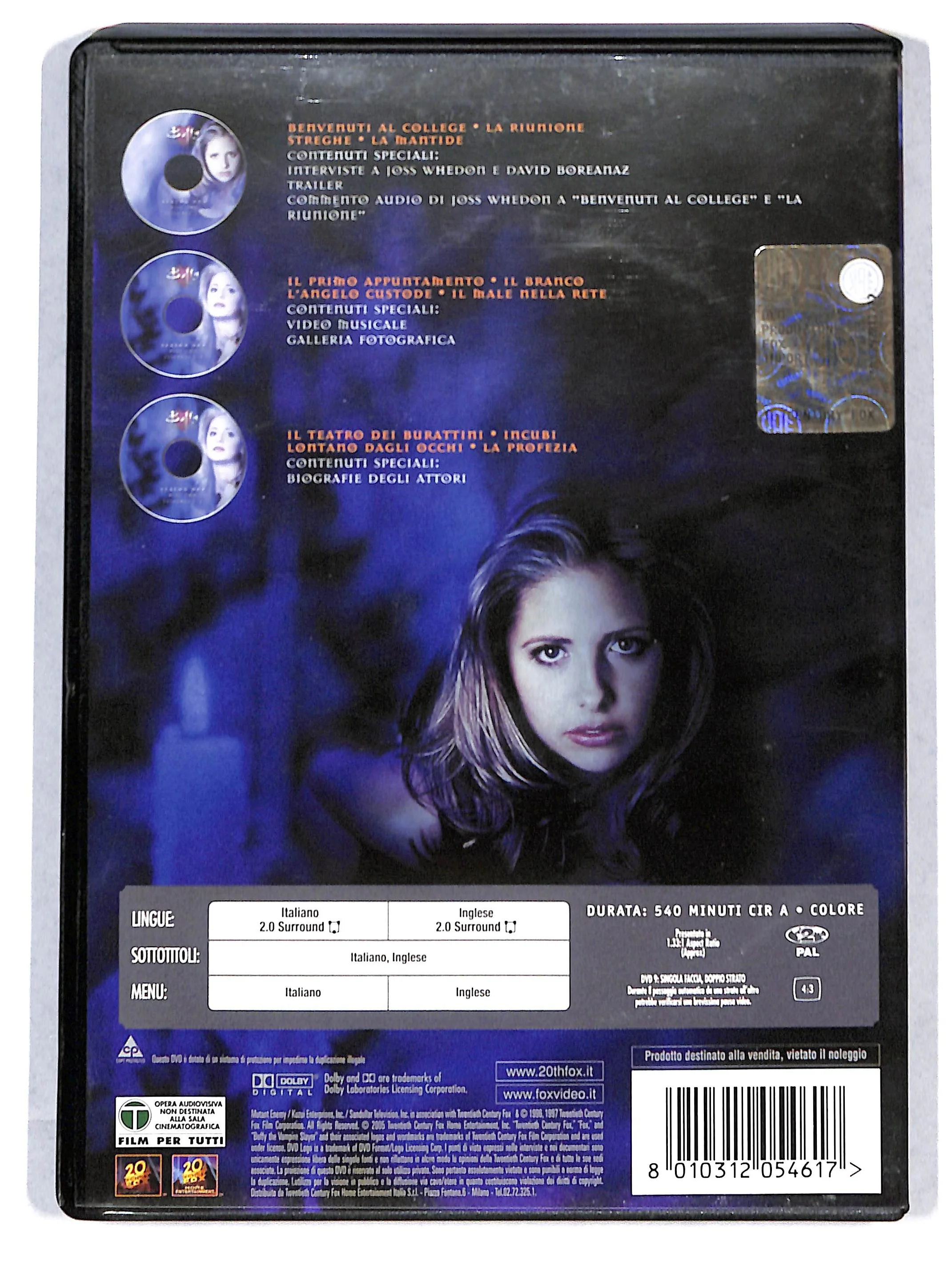 EBOND Buffy l'ammazzavampiri Stagione 01 episodi 1-12 DVD DB736337 - Image 2