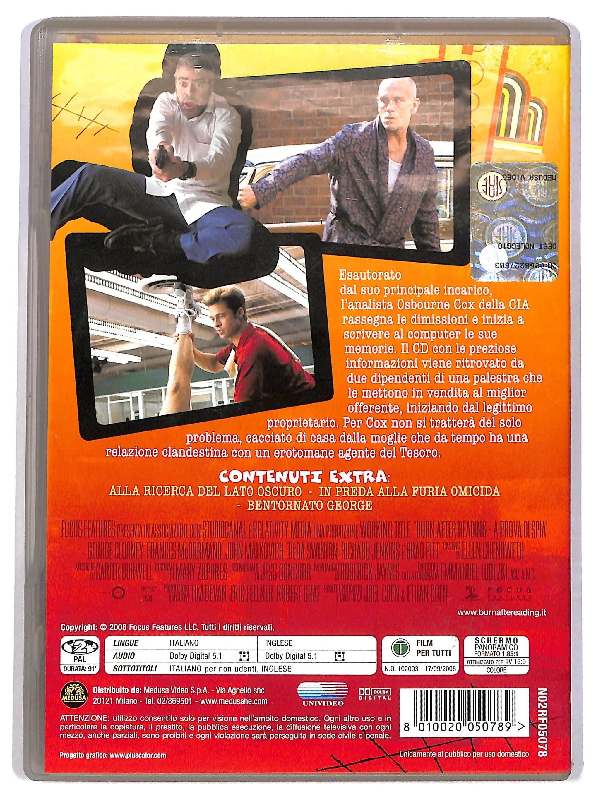 EBOND Burn After Reading Ex Noleggio DVD DB757944 - Image 2
