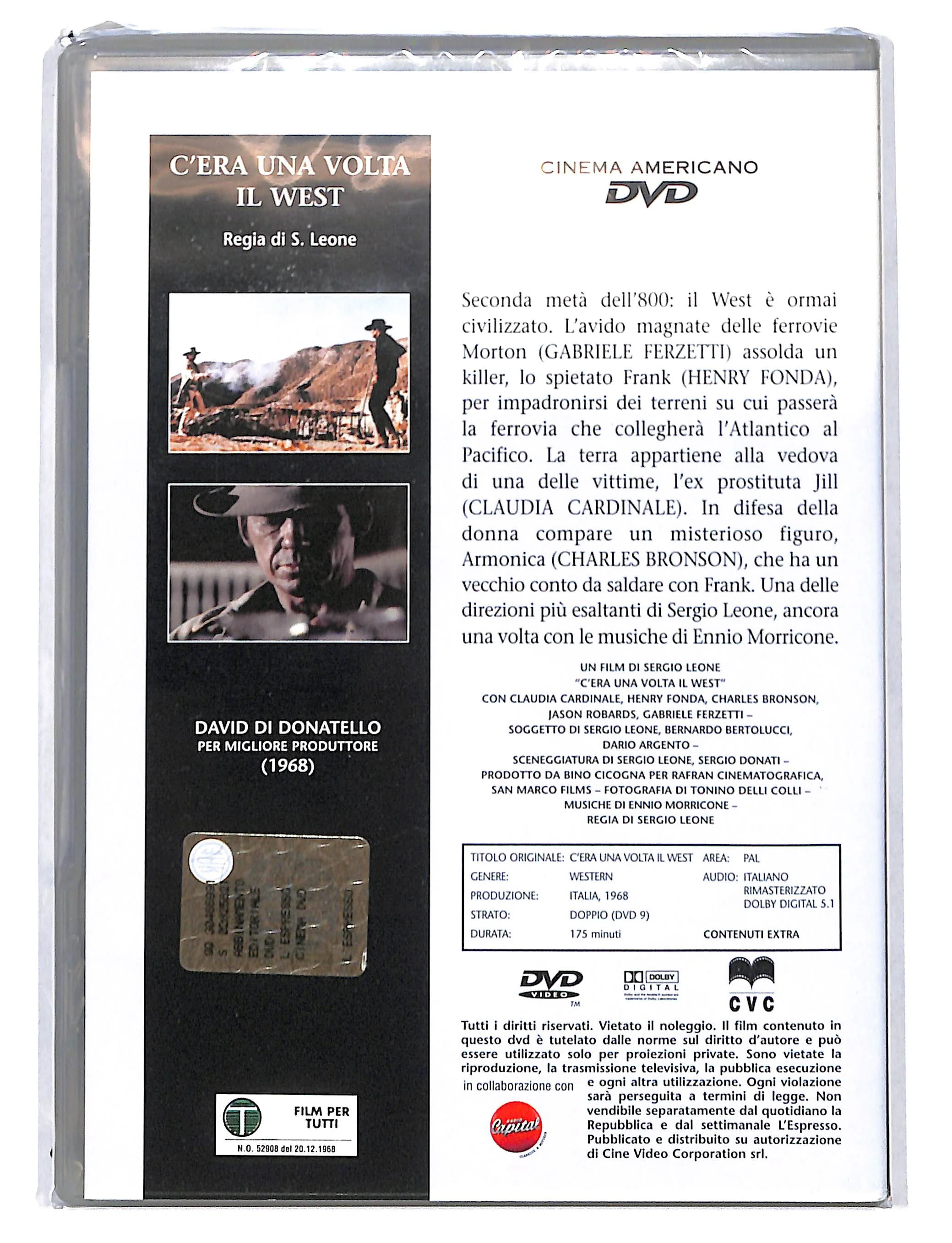 EBOND C'era Una Volta Il West Di Sergio Leone - Cinema Americano DVD DB753802 - Image 2