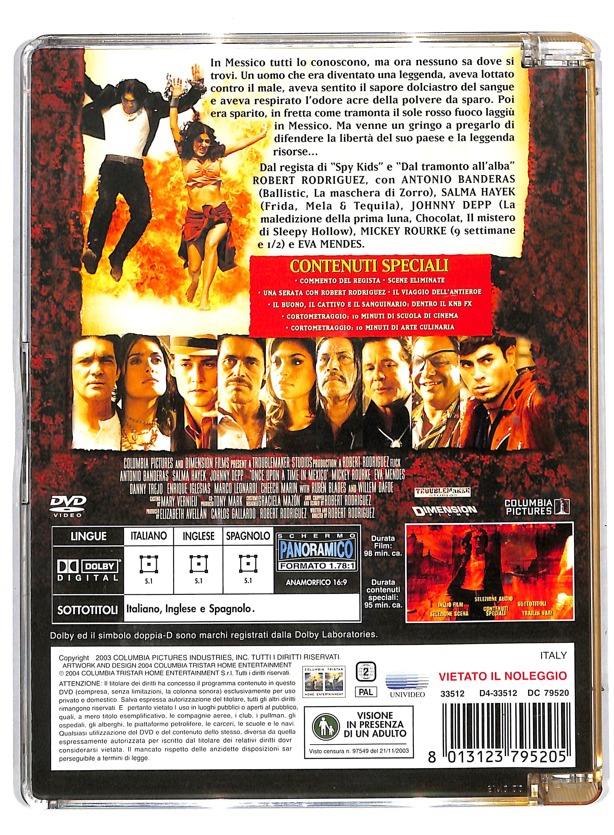 EBOND c'era una volta in messico SJB DVD DB731638 - Image 2