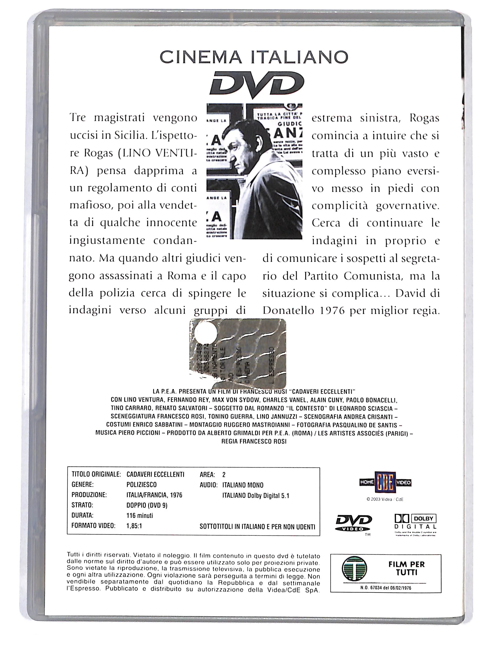 EBOND Cadaveri Eccellenti vol.18 EDITORIALE DVD DB717608 - Image 2