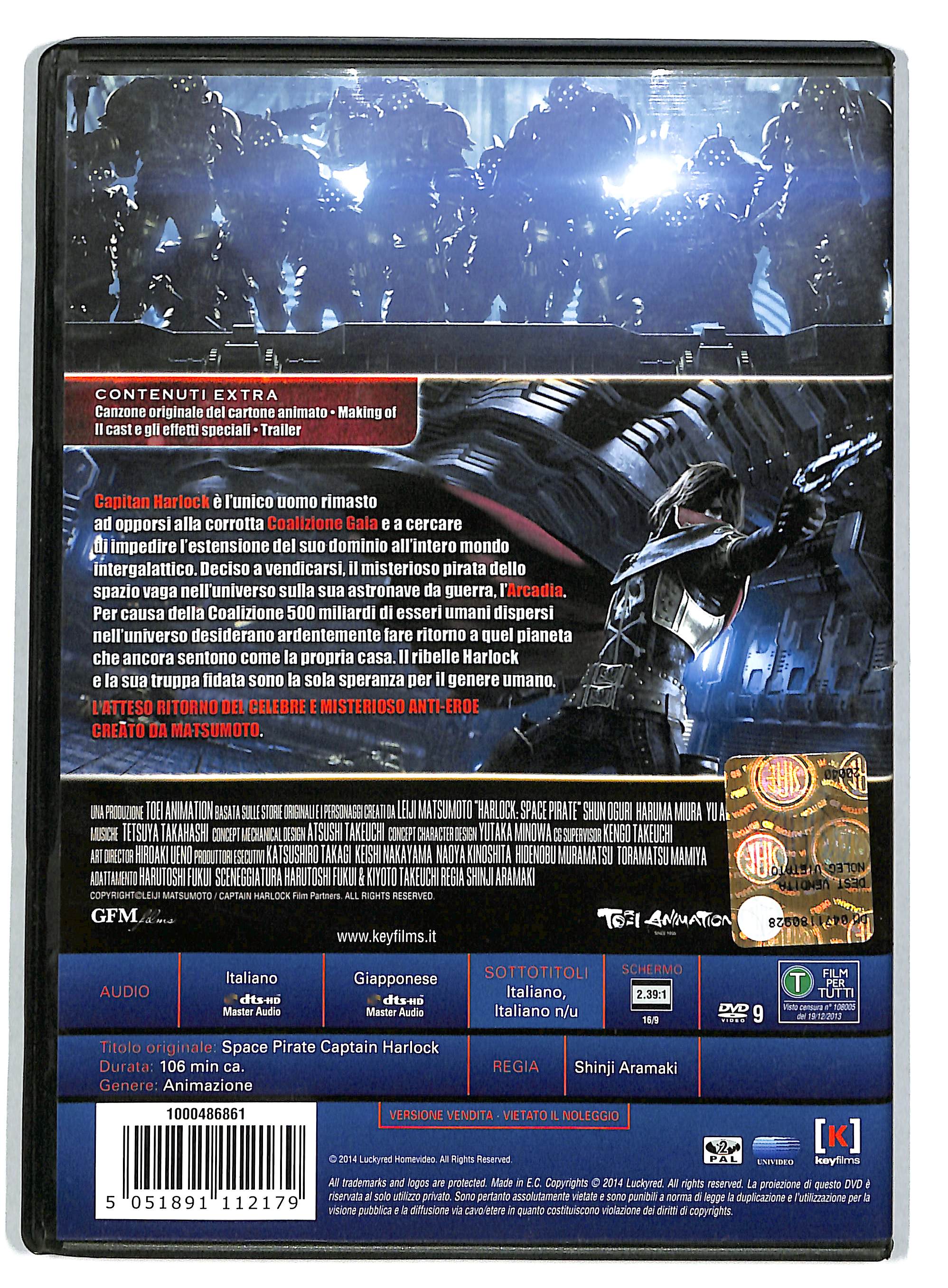 EBOND Capitan Harlock NOLEGGIO DVD DB747729 - Image 2