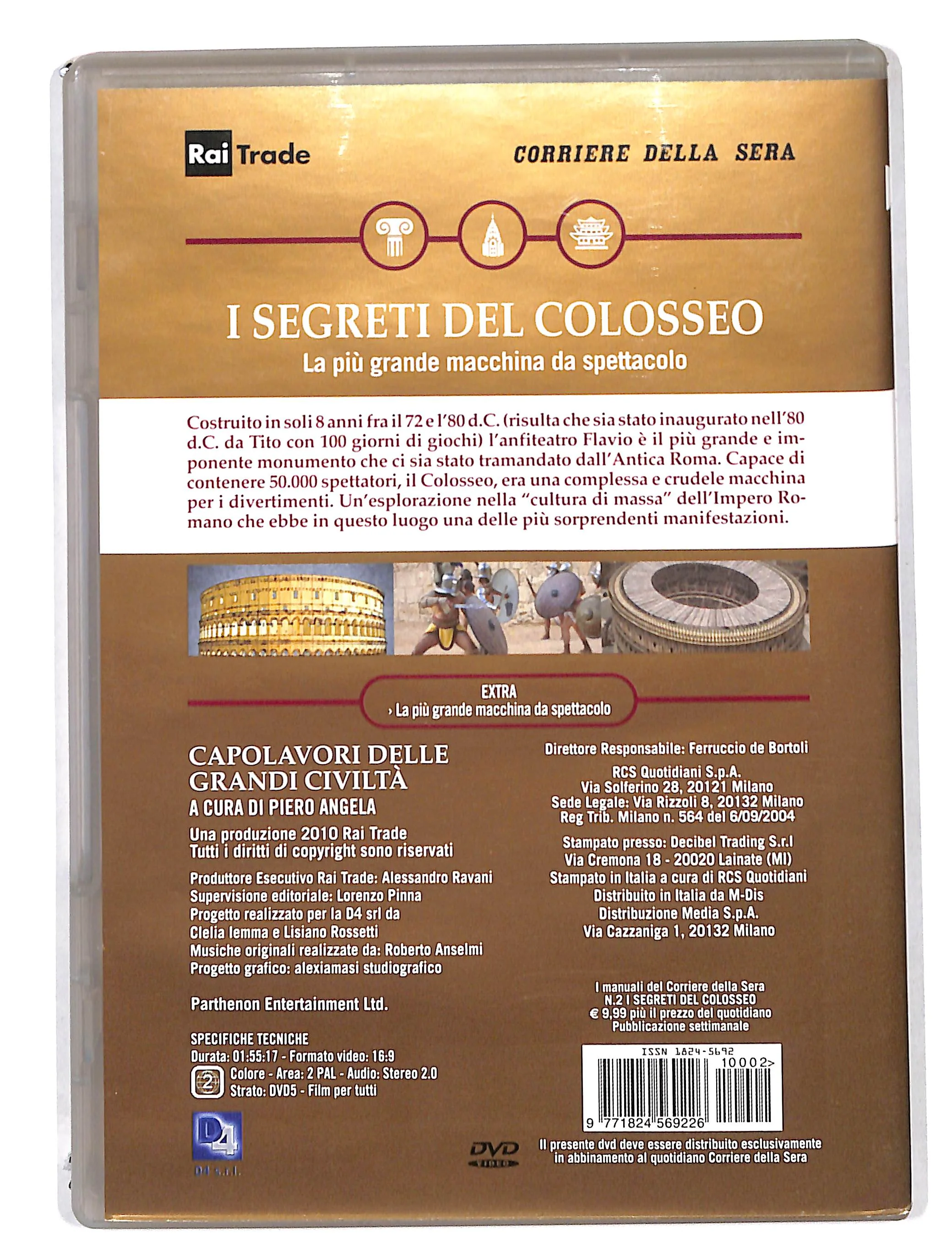EBOND Capolavori delle grandi civilta I Segreti del Colosseo vol.2 DVD DB692240 - Image 2