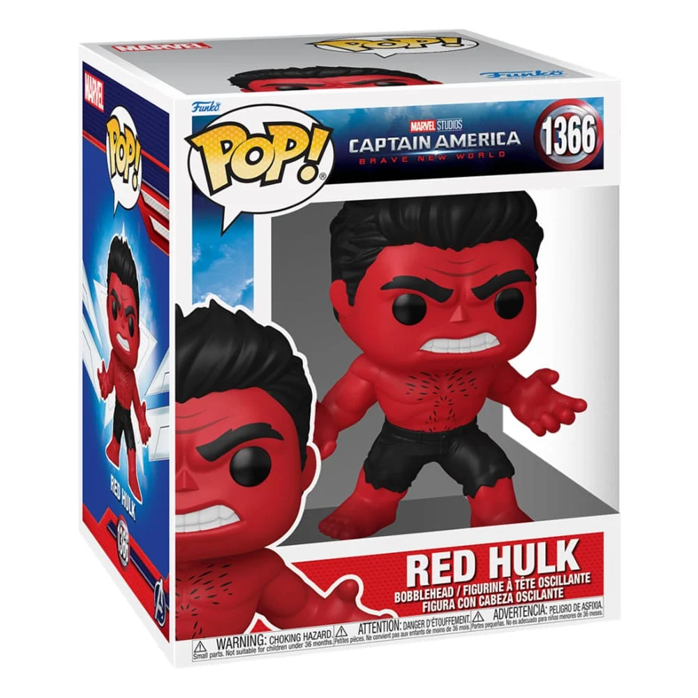 CAPTAIN AMERICA BRAVE NEW WORLD OVERSIZED POP! VINYL FIGURE RED HULK 15 CM P038203 - Image 2