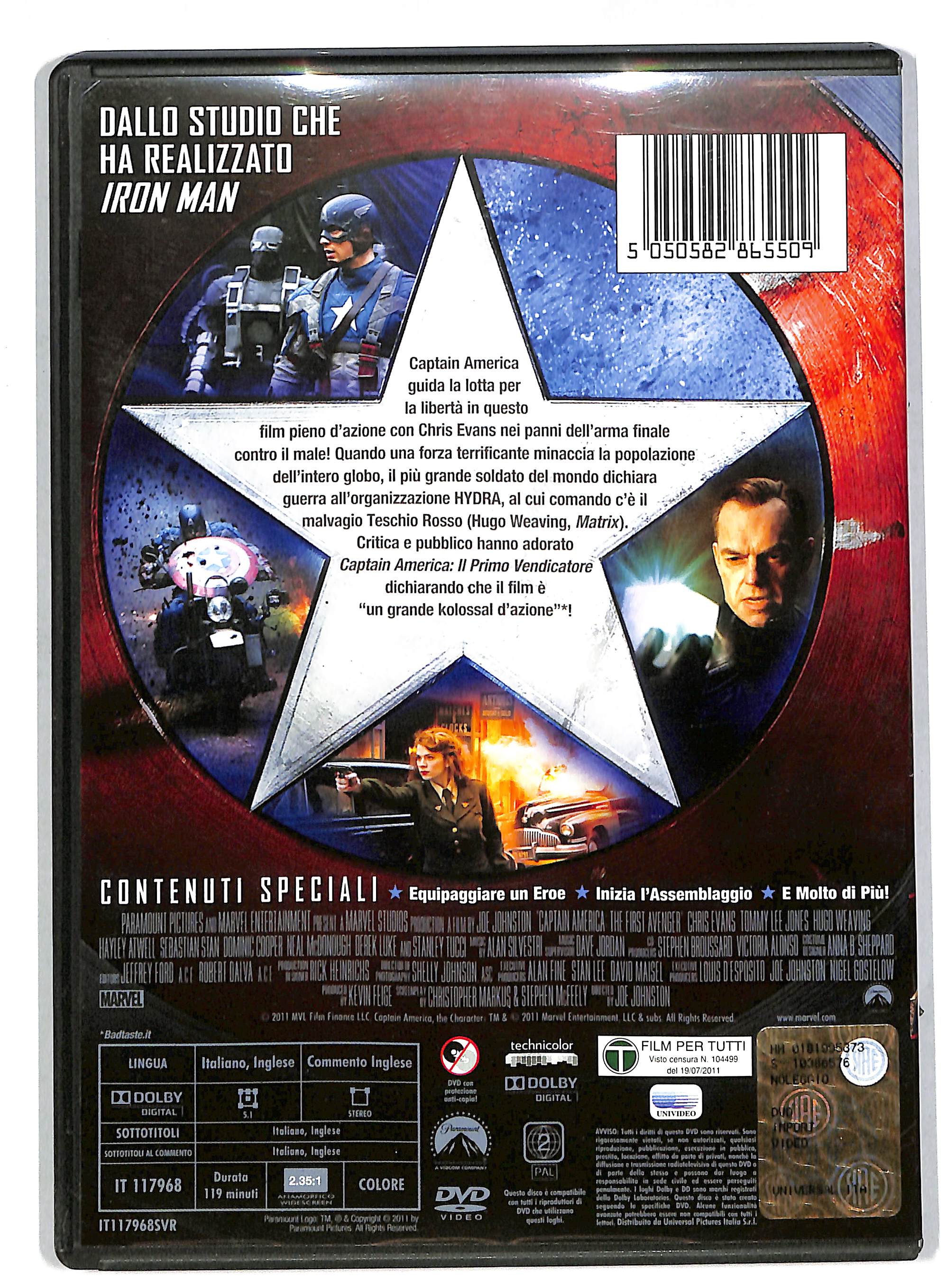 EBOND Captain america - il primo vendicatore NOLEGGIO DVD DB579016 - Image 2