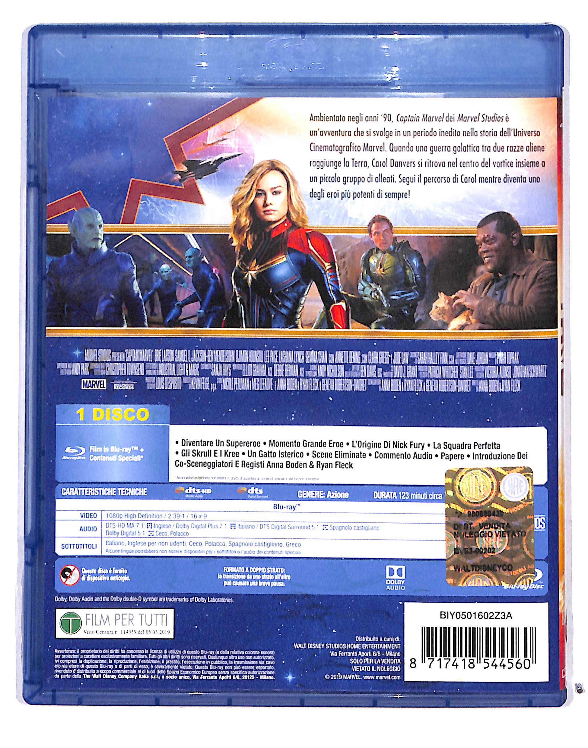 EBOND Captain Marvel BLURAY DB717330 - Image 2