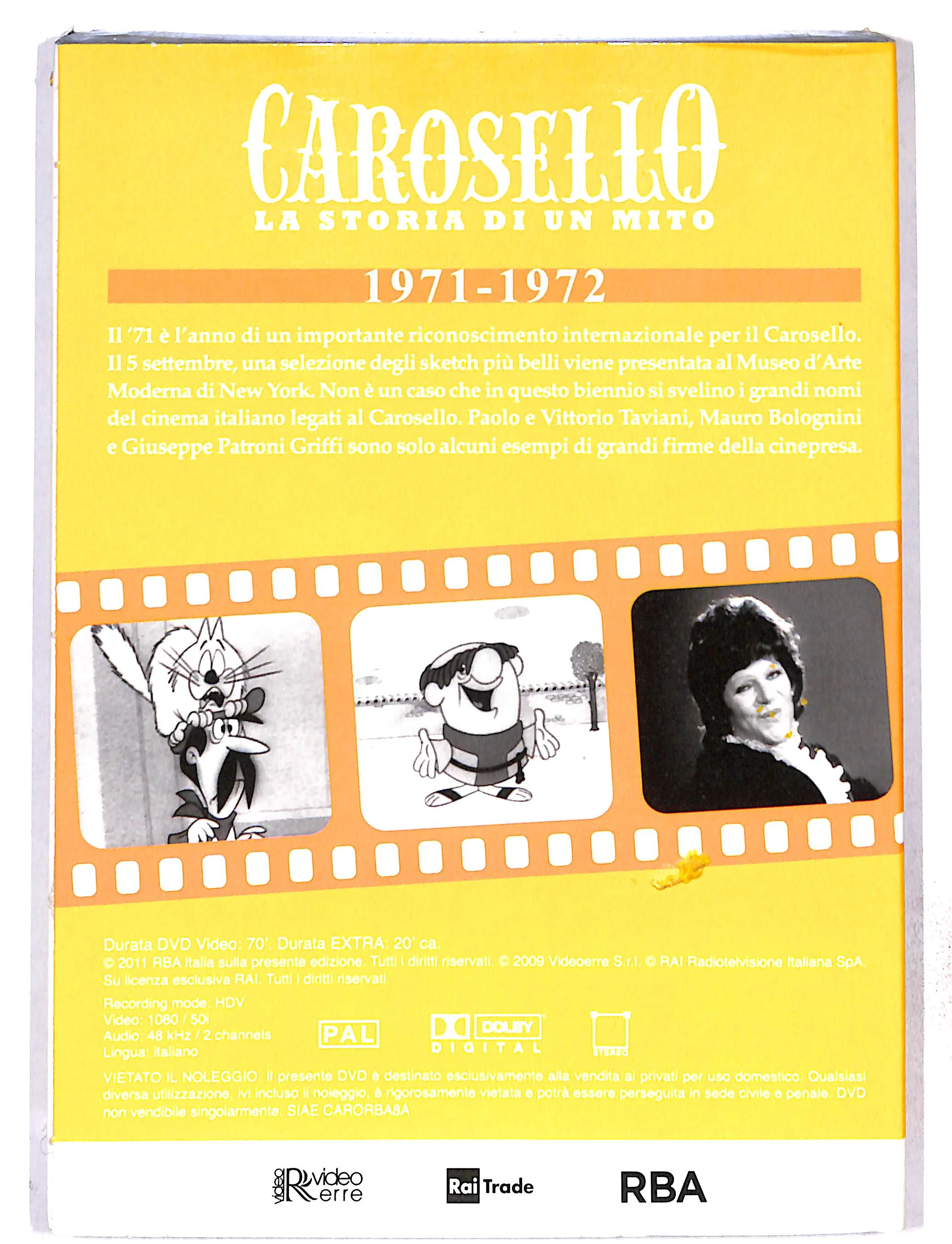 EBOND Carosello - la storia di un mito 1971-1972 vol.8 EDITORIALE DVD DB768432 - Image 2