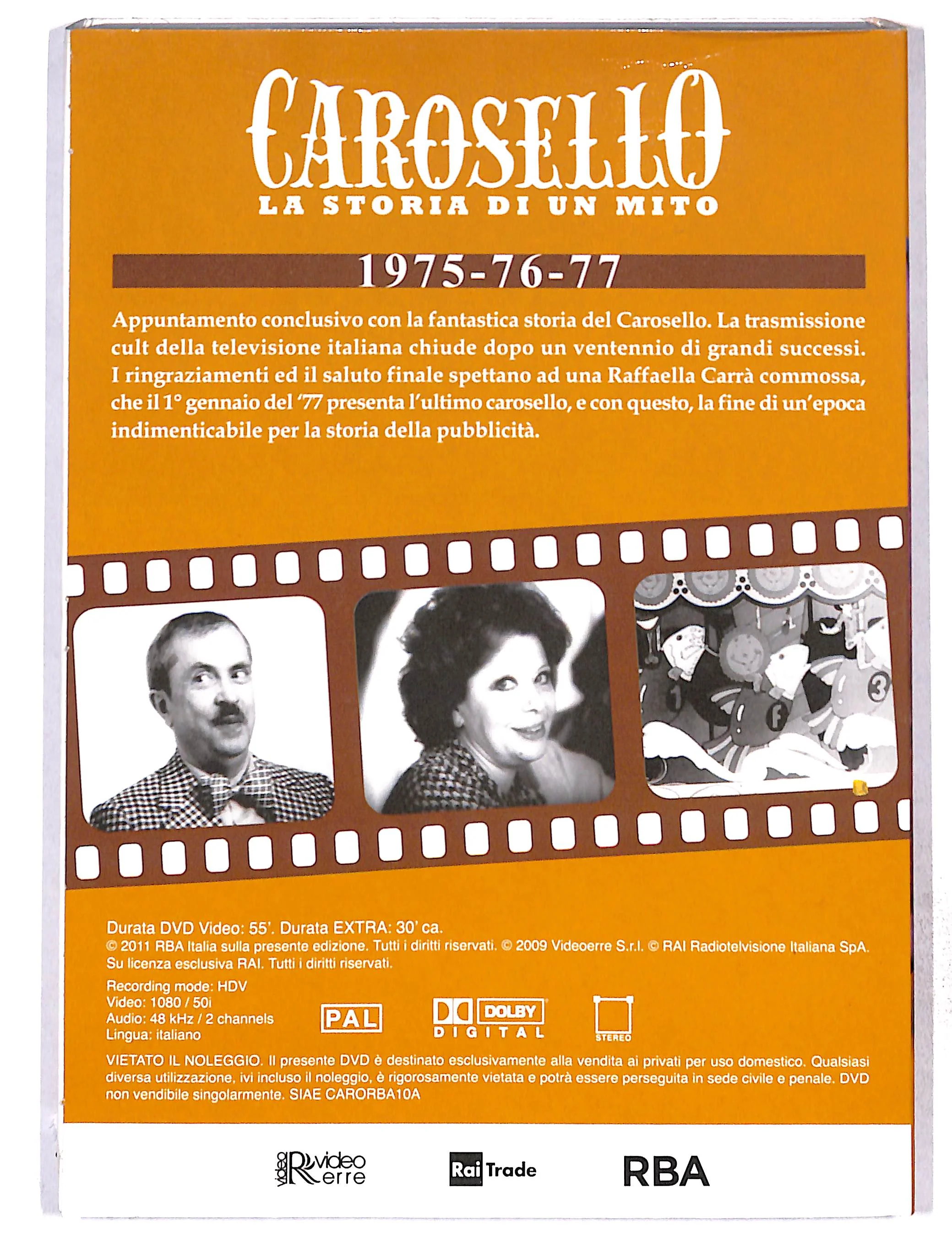 EBOND Carosello - la storia di un mito vol 10 1975-76-77 EDITORIALE DVD DB768433 - Image 2