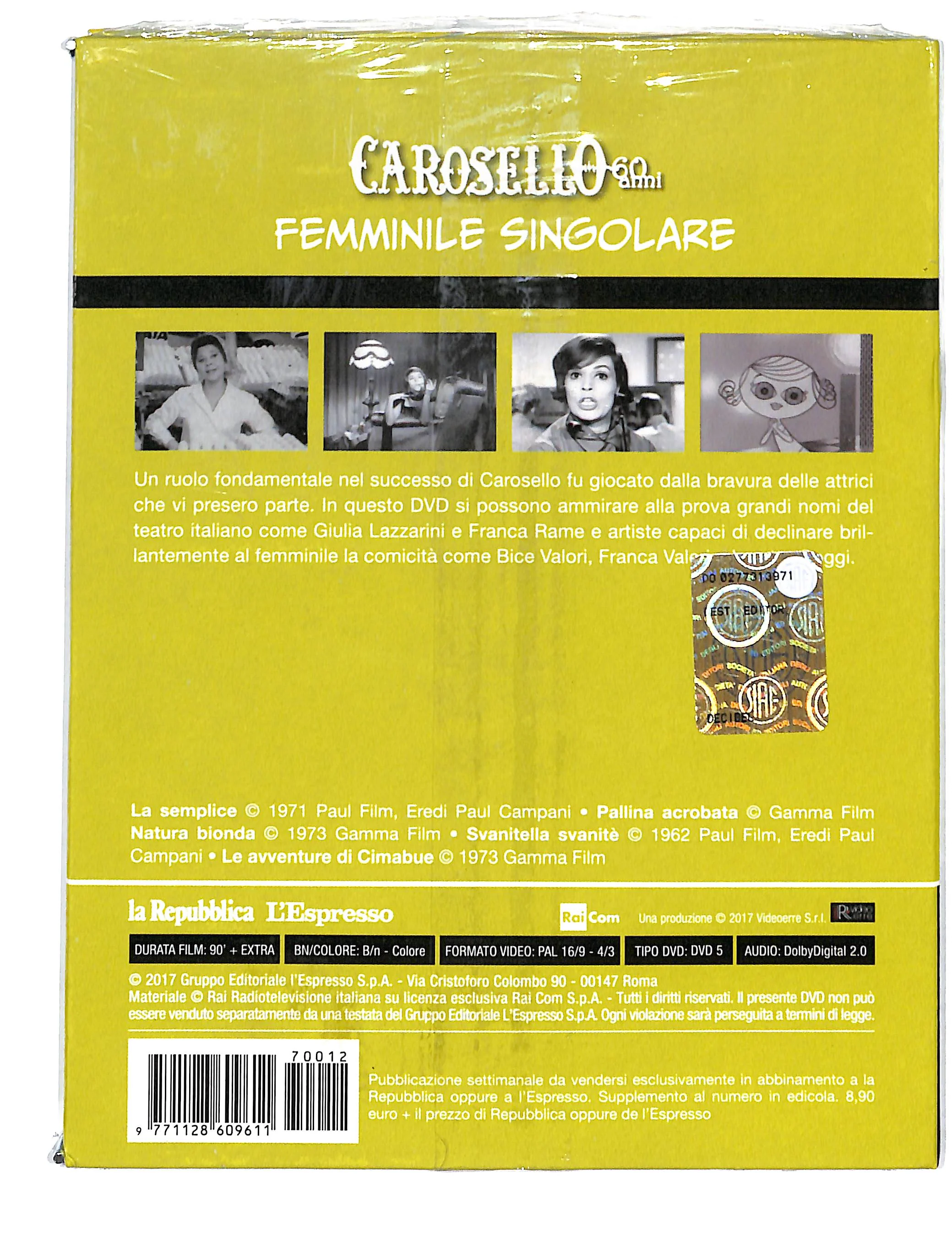 EBOND Carosello vol.12 femmile singolare EDITORIALE DVD DB670138 - Image 2