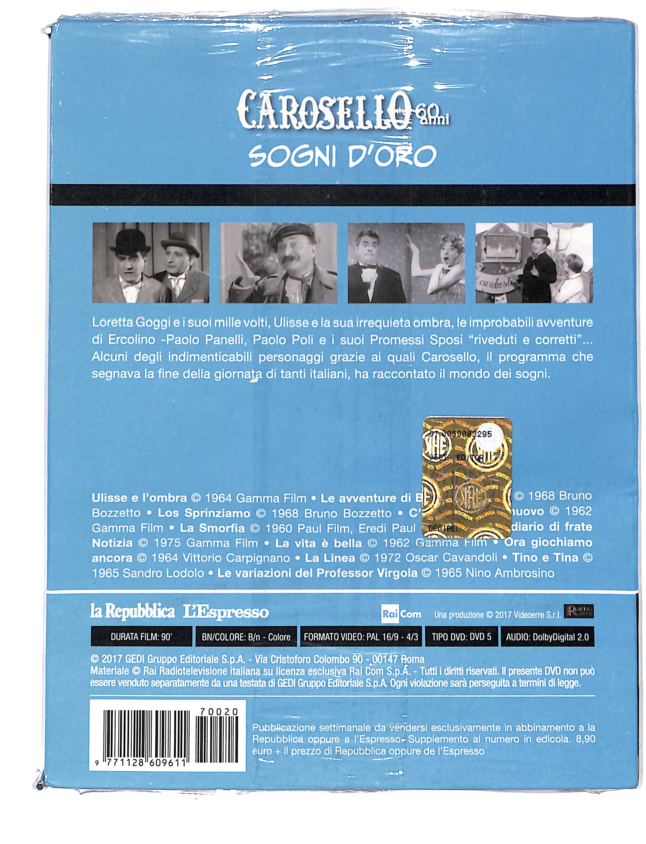EBOND Carosello vol.20 sogni d'oro EDITORIALE DVD DB692759 - Image 2