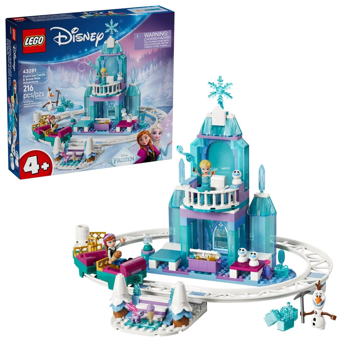 LEGO 43281 Castello di ghiaccio di Elsa e avventura sulla neve - Image 6