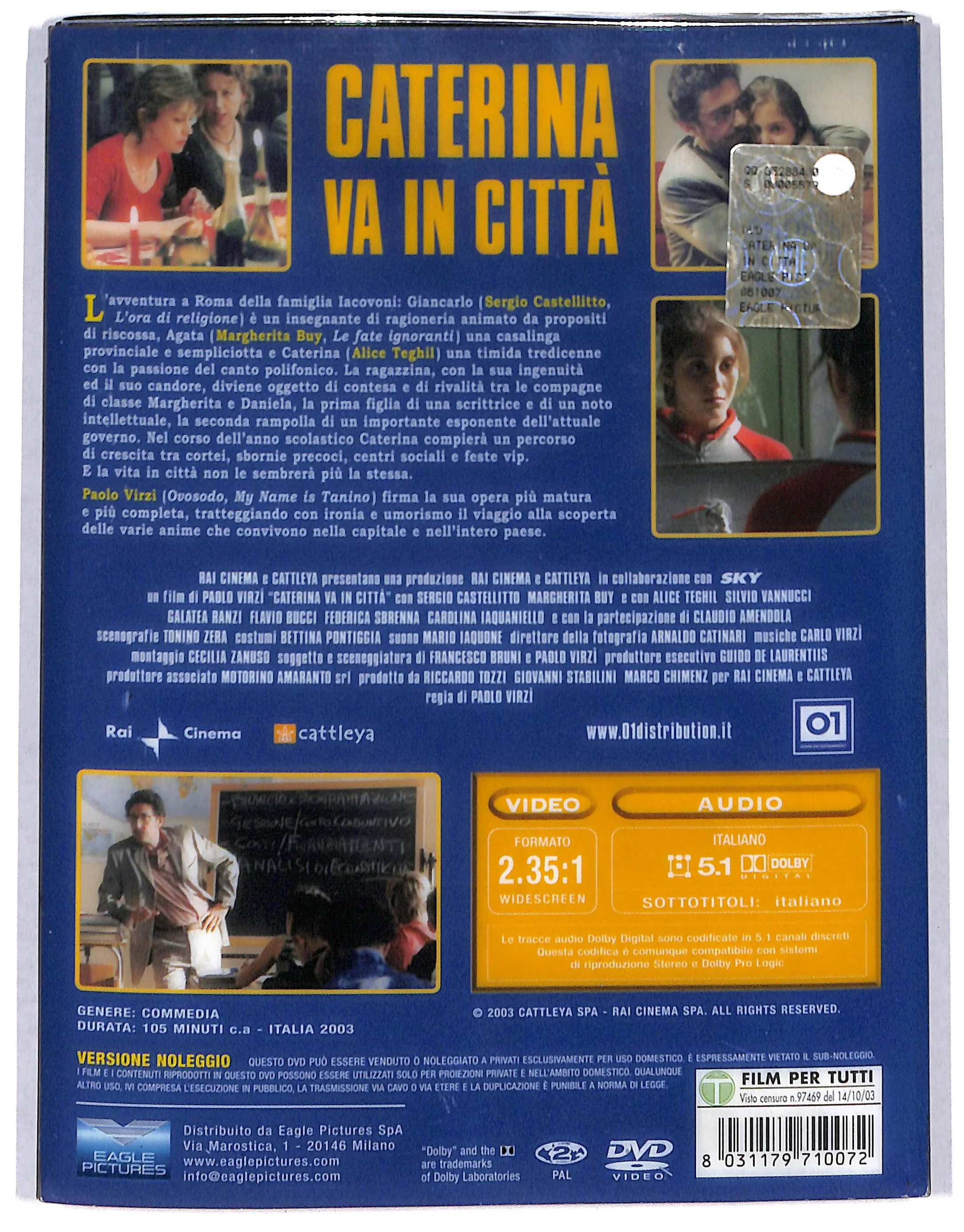 EBOND Caterina va in citta NOLEGGIO DVD DB691731 - Image 2