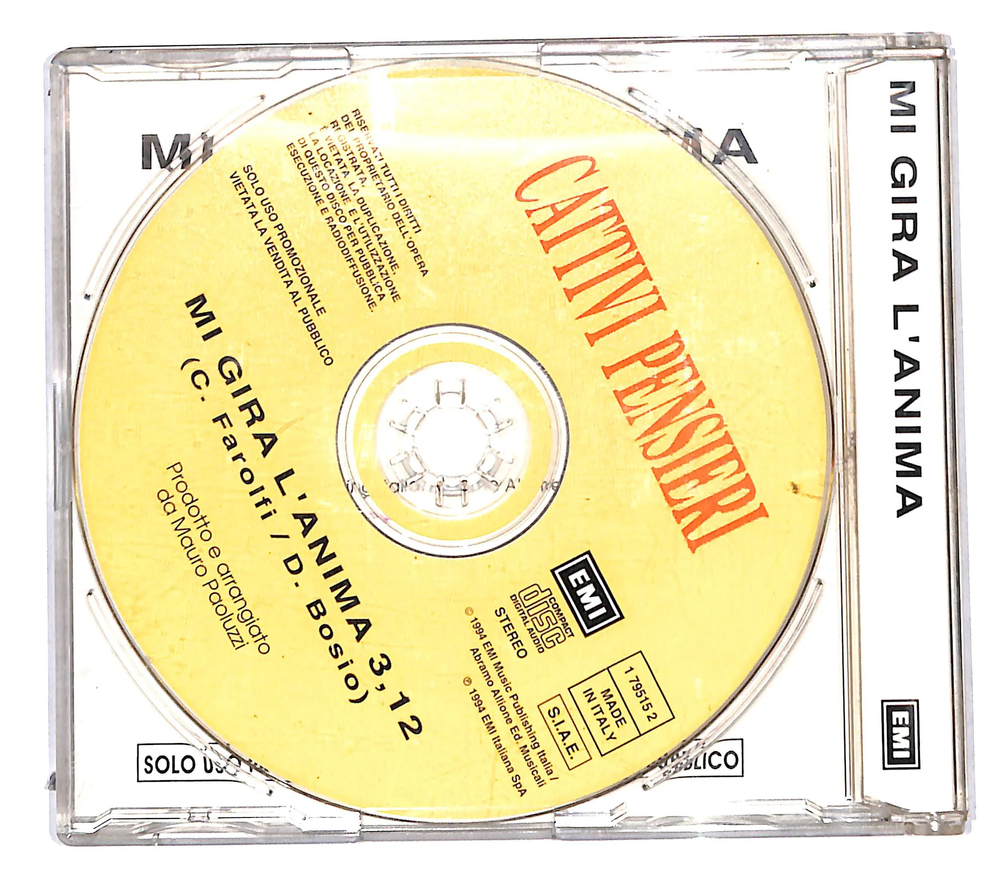 EBOND Cattivi Pensieri - Mi Gira L'Anima CD CB118433 - Image 2