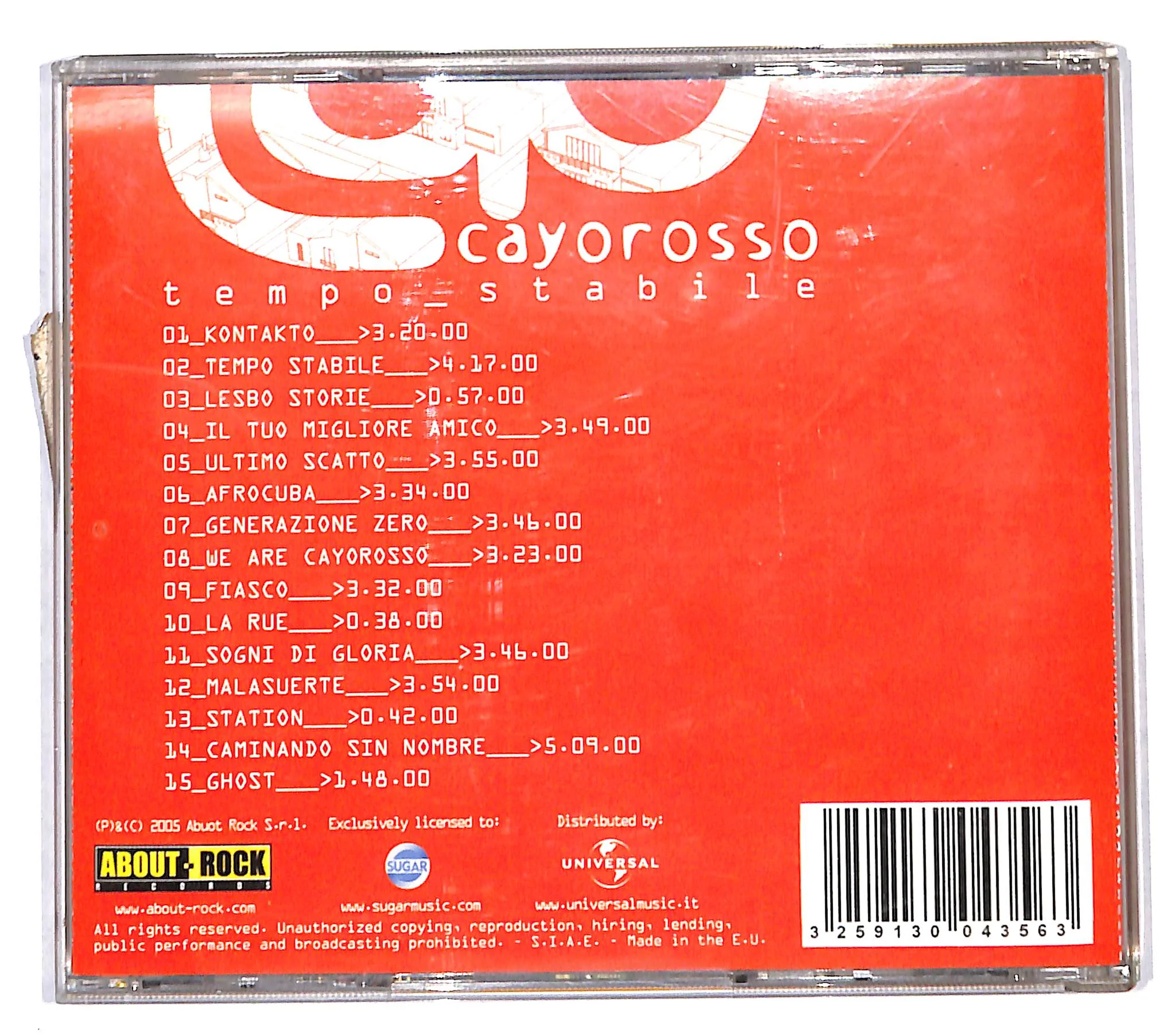 EBOND Cayorosso - Tempo Stabile CD CB118440 - Image 2