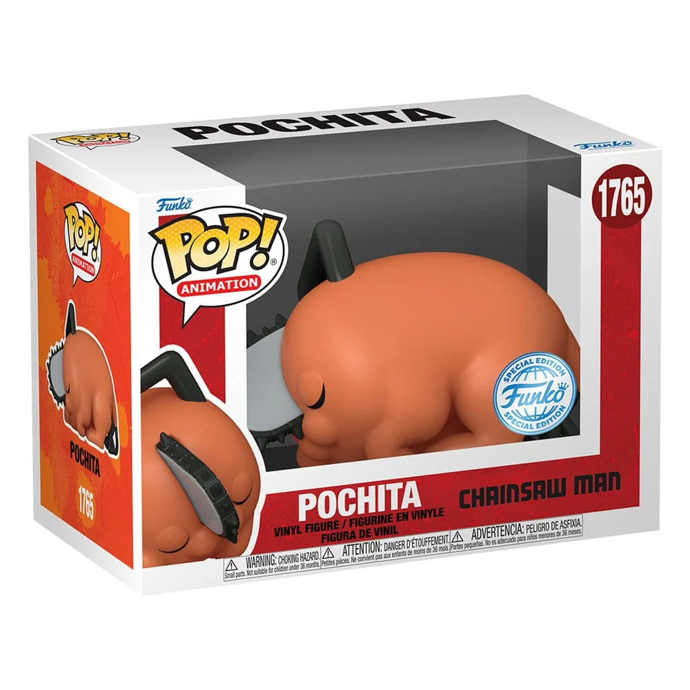 CHAINSAW MAN POP! MOVIES VINYL FIGURE SLEEPING POCHITA HEO EXCLUSIVE 9 CM P039406 - Image 2