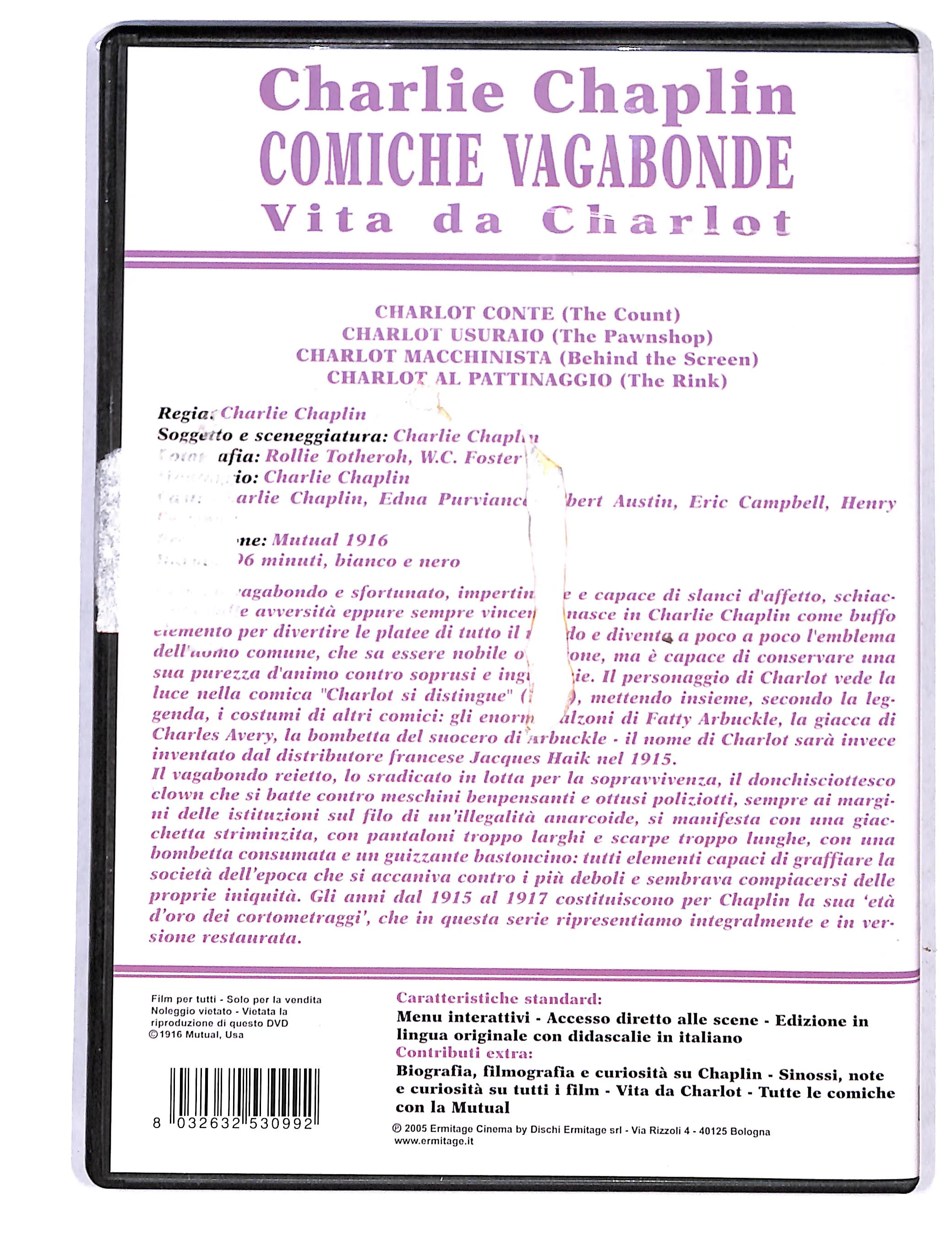 EBOND Charlie Chaplin comiche vagabonde vol.5 DVD DB728418 - Image 2