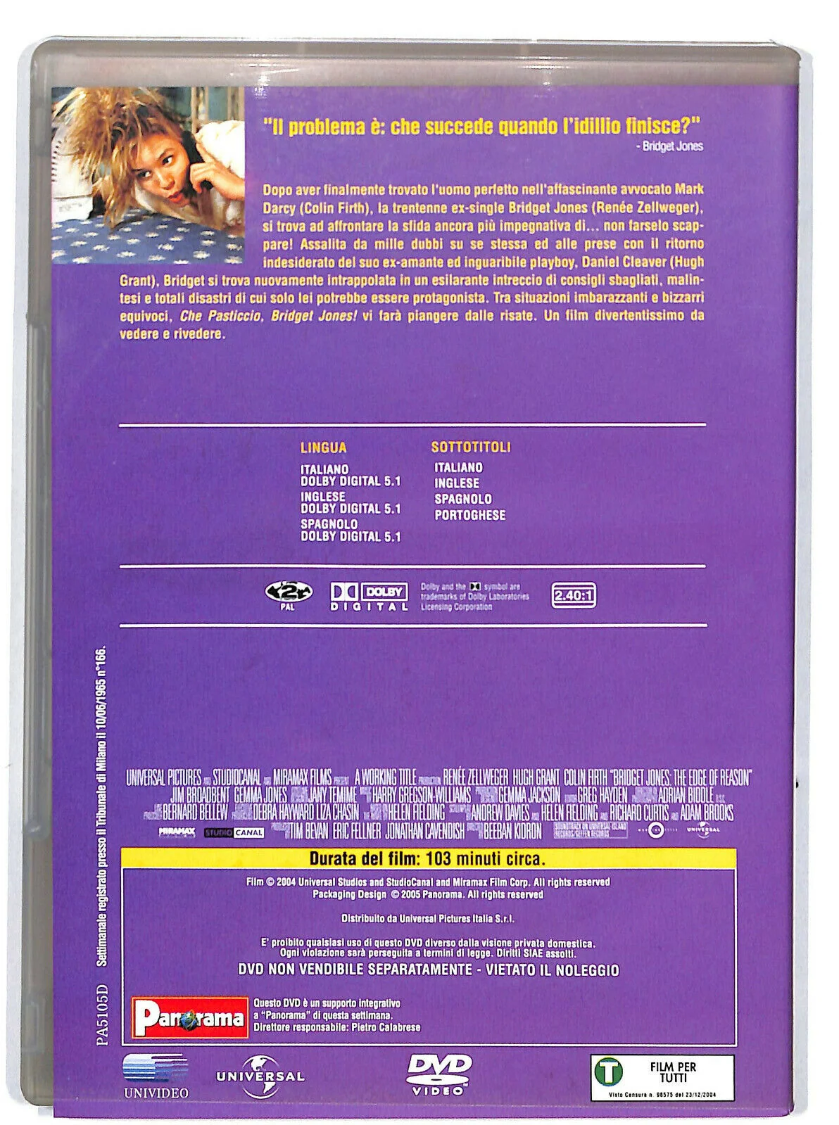 EBOND Che Pasticcio Bridget Jones Editoriale DVD DB734633 - Image 2