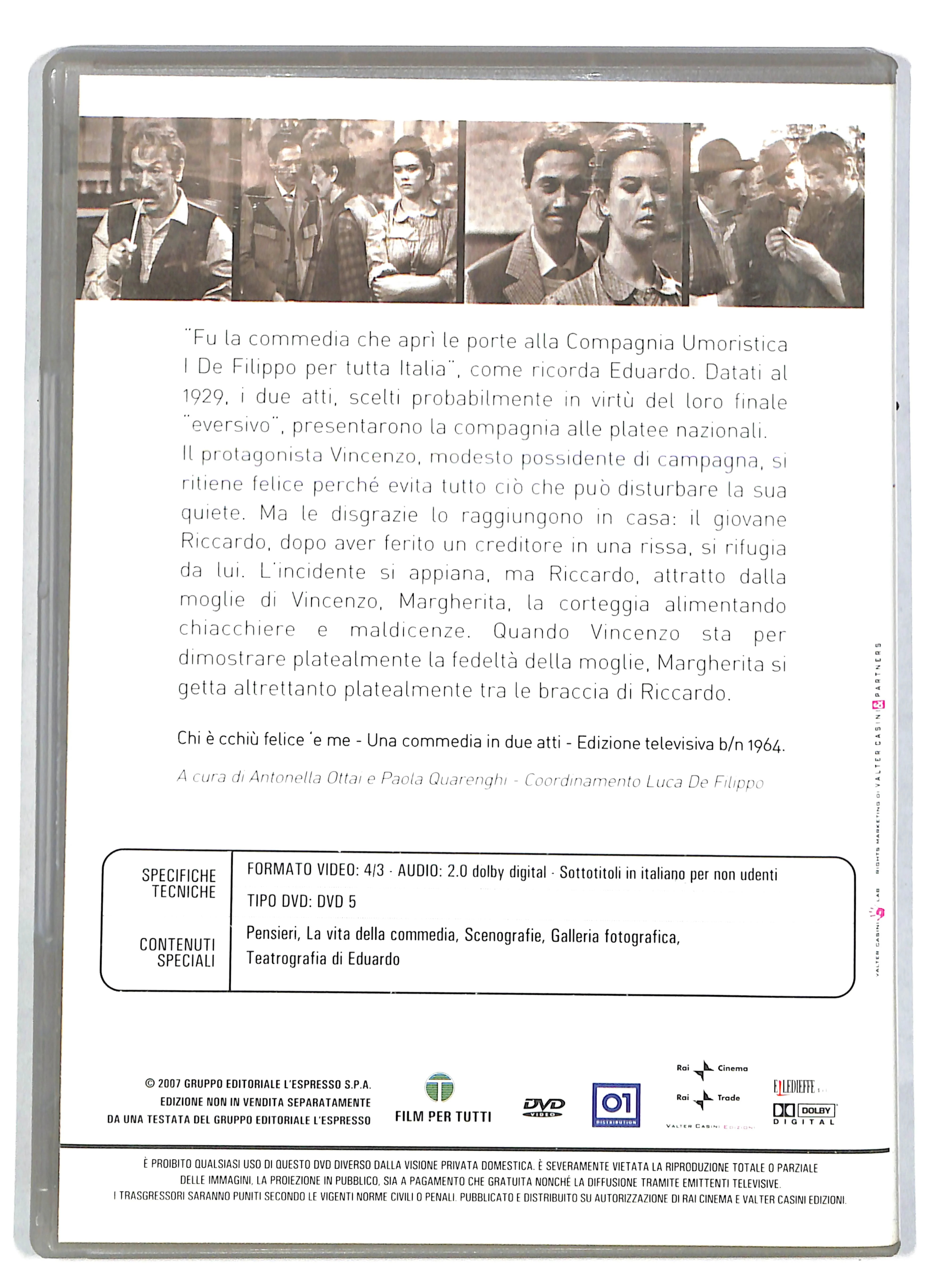 EBOND Chi e cchiu felice e me EDITORIALE DVD DB768834 - Image 2