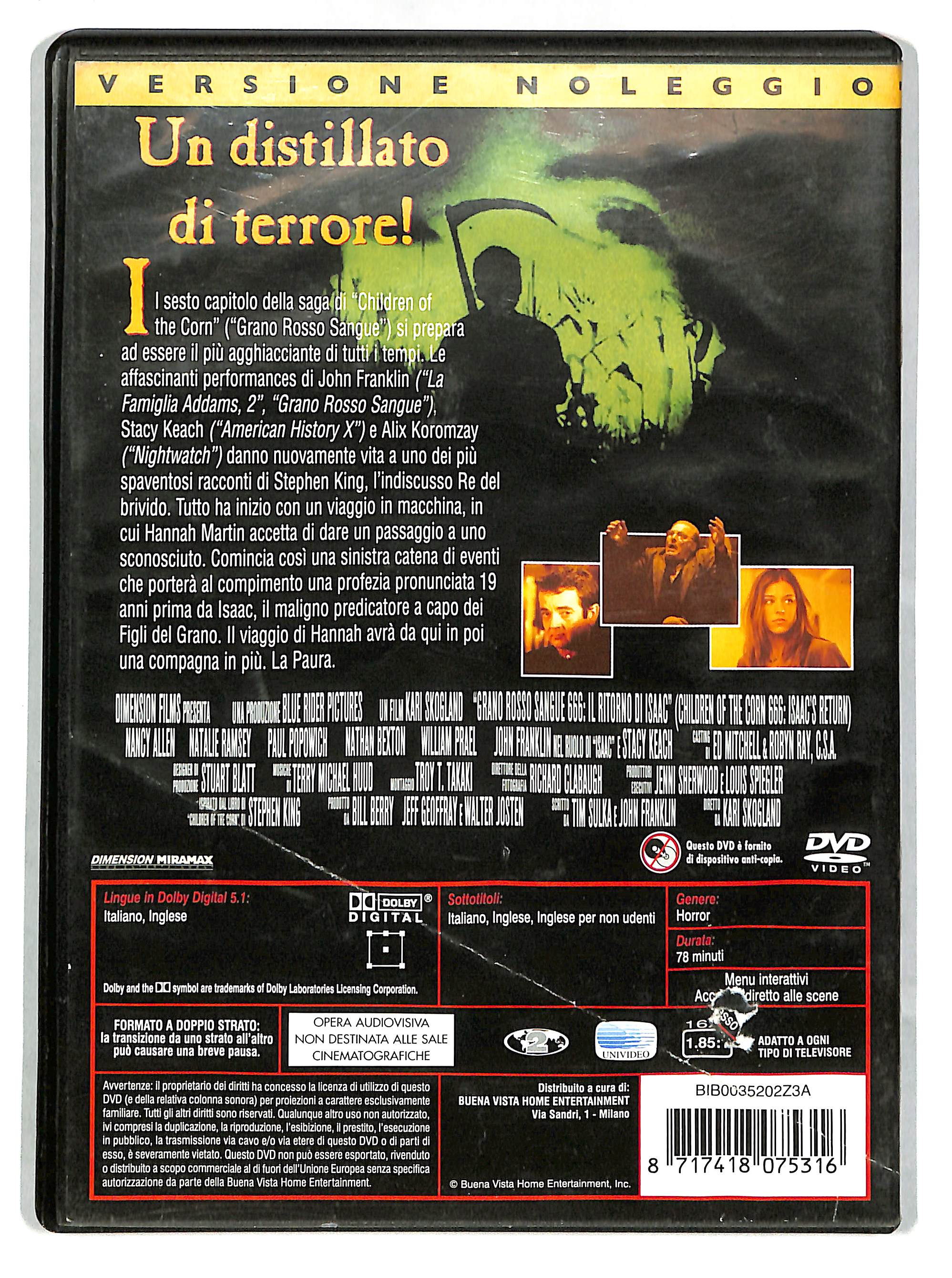 EBOND Children of the Corn 666 - Il ritorno di Isaac Noleggio DVD DB742609 - Image 2