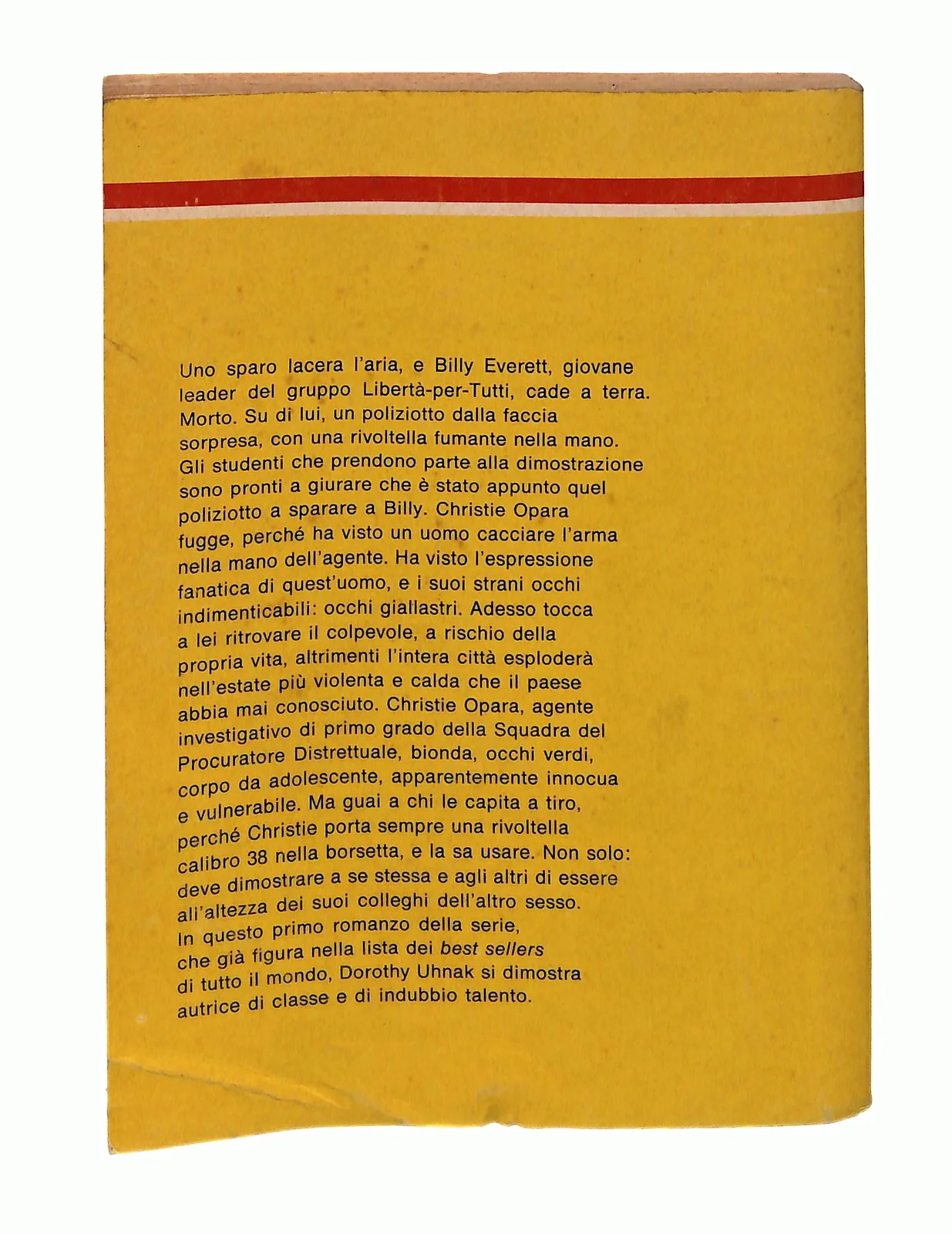 EBOND Christie Opara Agente Investigativo Di Primo Grado Uhnak Libro LI048683 - Image 2