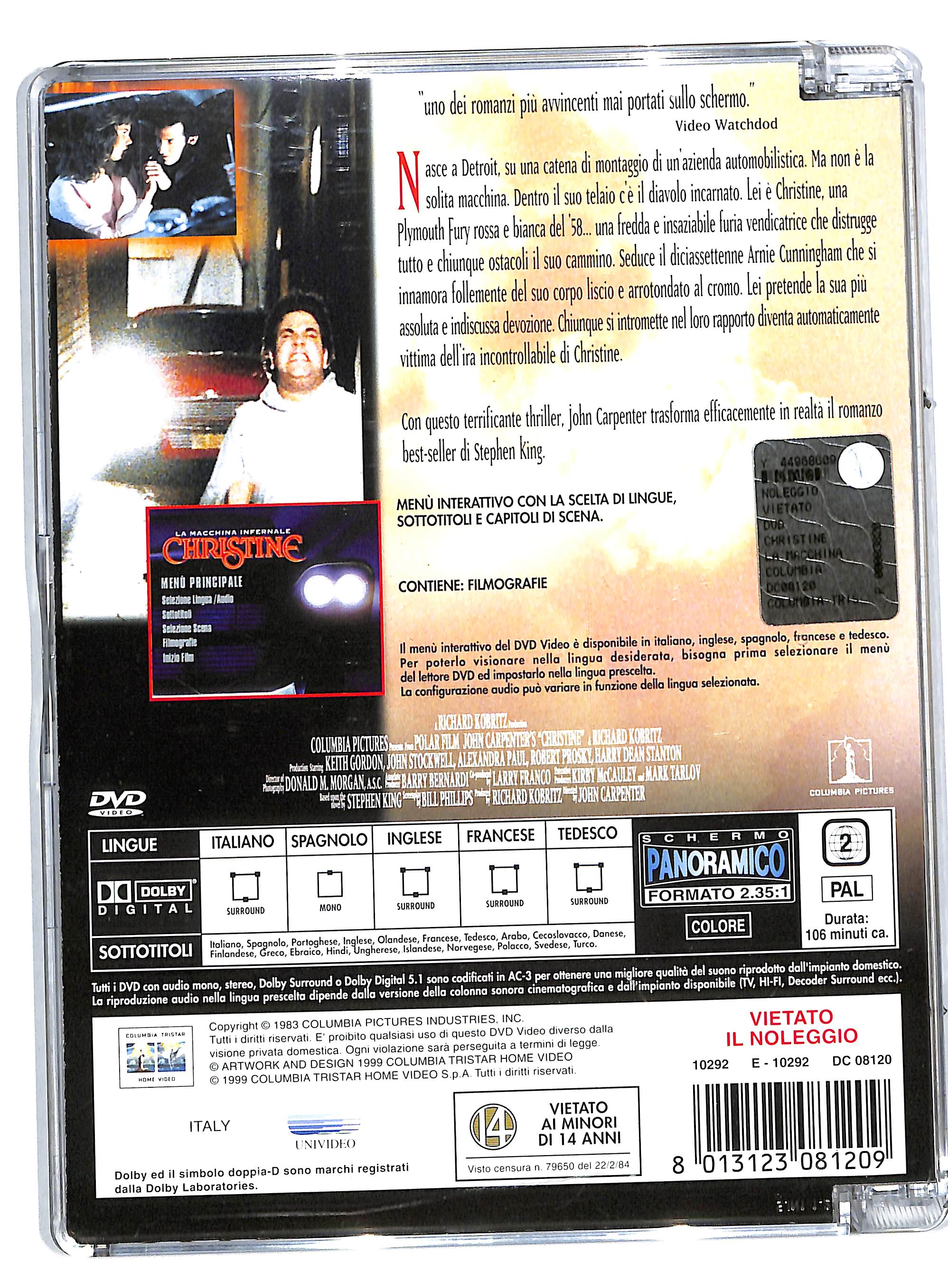 EBOND Christine - La macchina infernale SJB DVD DB709759 - Image 2