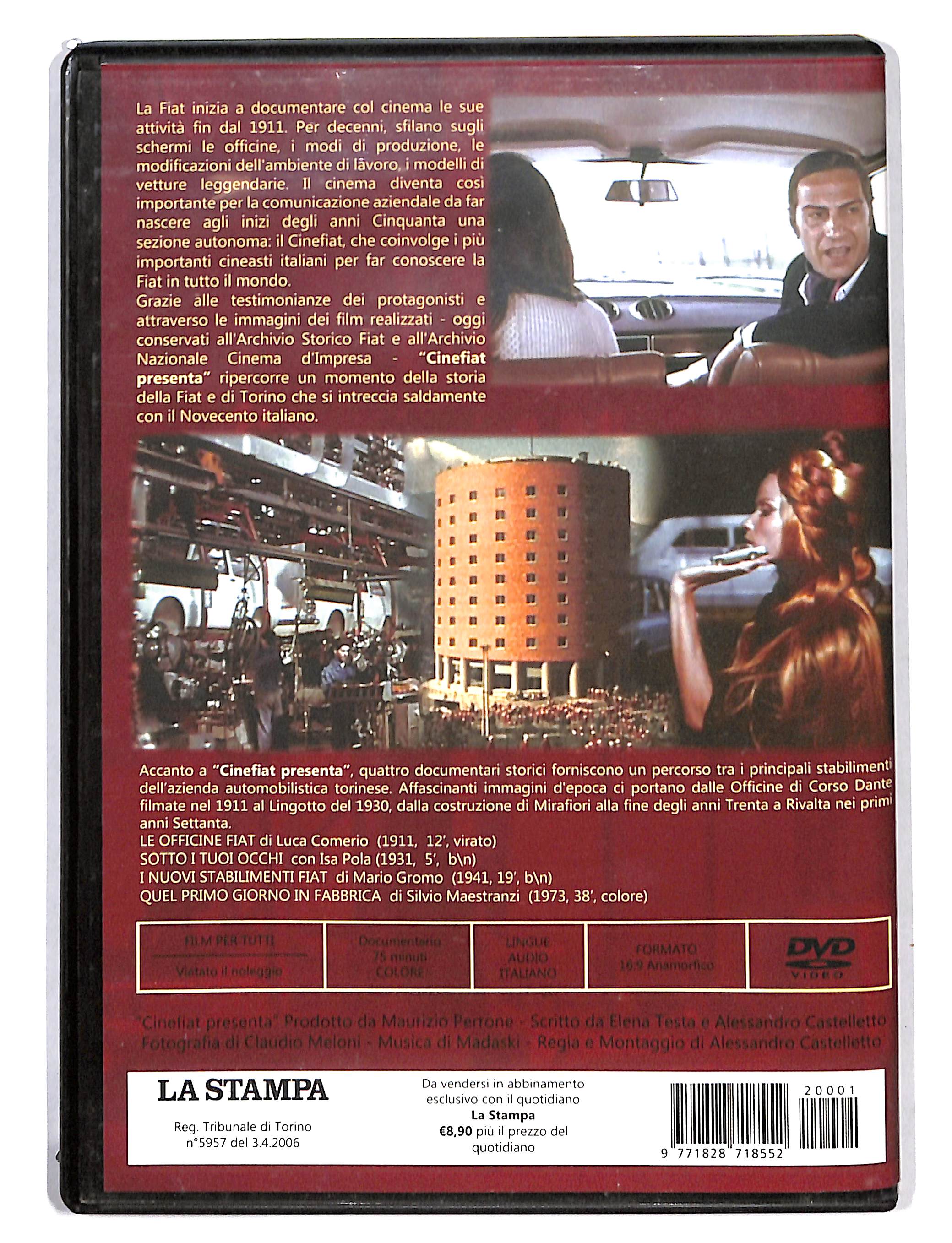 EBOND Cinefiat presenta EDITORIALE DVD DB695302 - Image 2