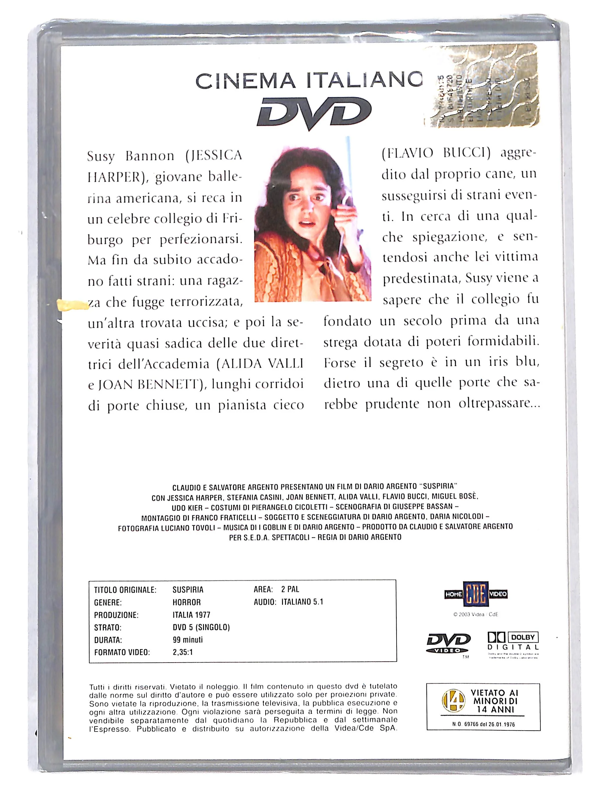 EBOND Cinema Italiano - Suspiria vol.32 EDITORIALE DVD DB717617 - Image 2