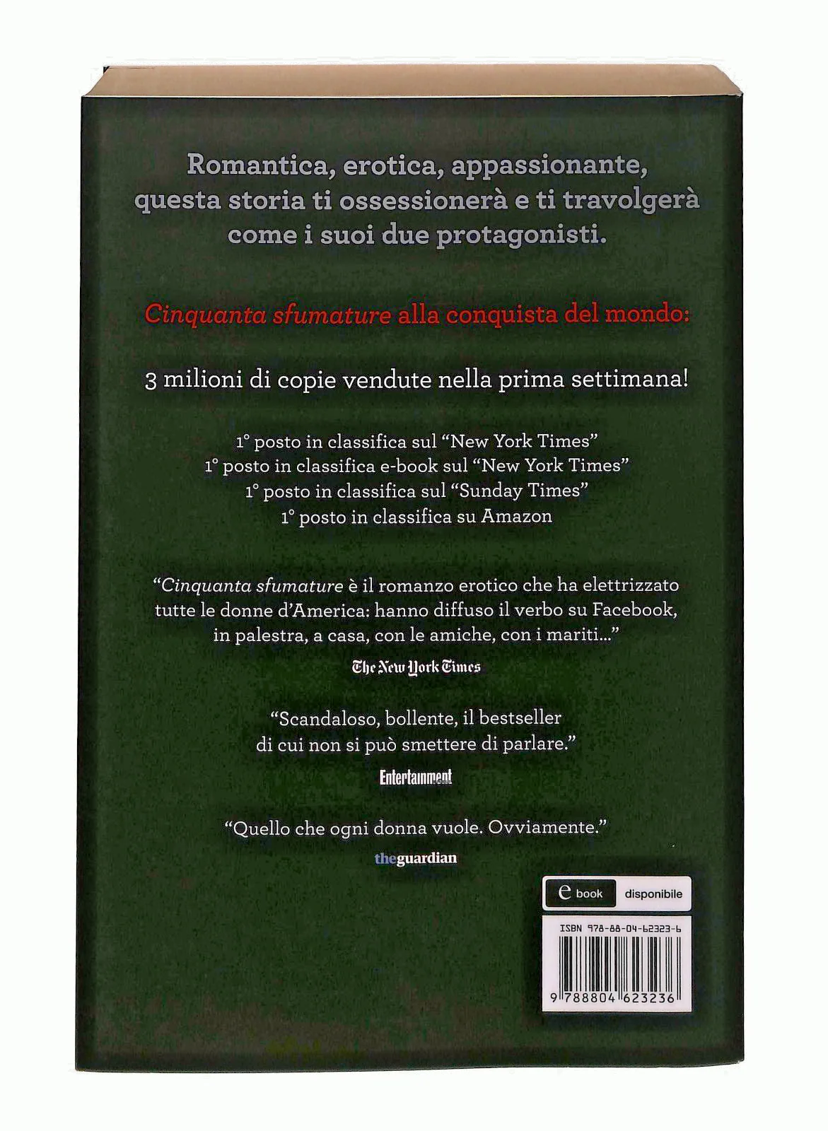 EBOND Cinquanta Sfumature Di Grigio E L James Mondadori Libro LI048889 - Image 2