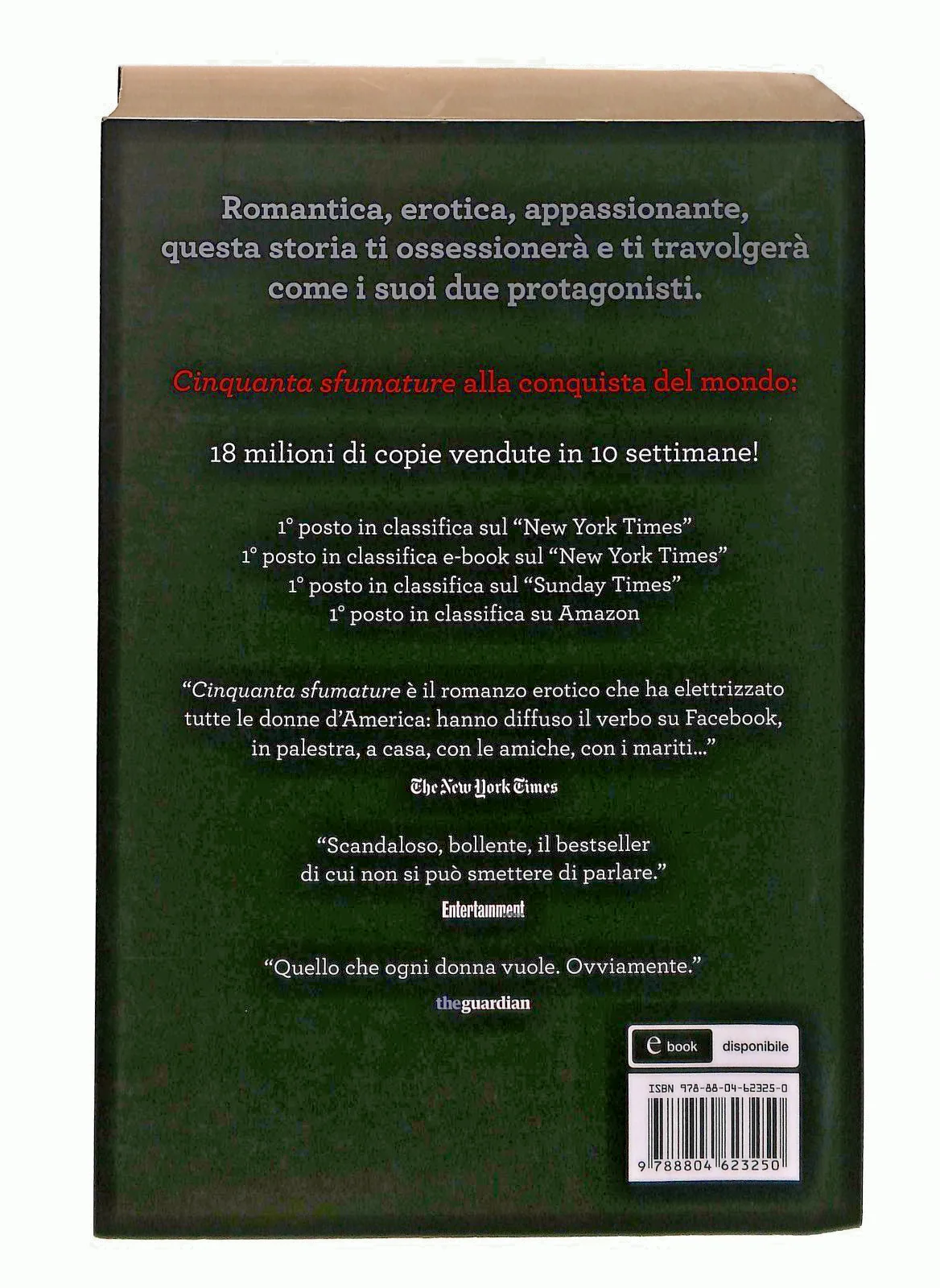 EBOND Cinquanta Sfumature Di Rosso E L James Mondadori Libro LI048890 - Image 2