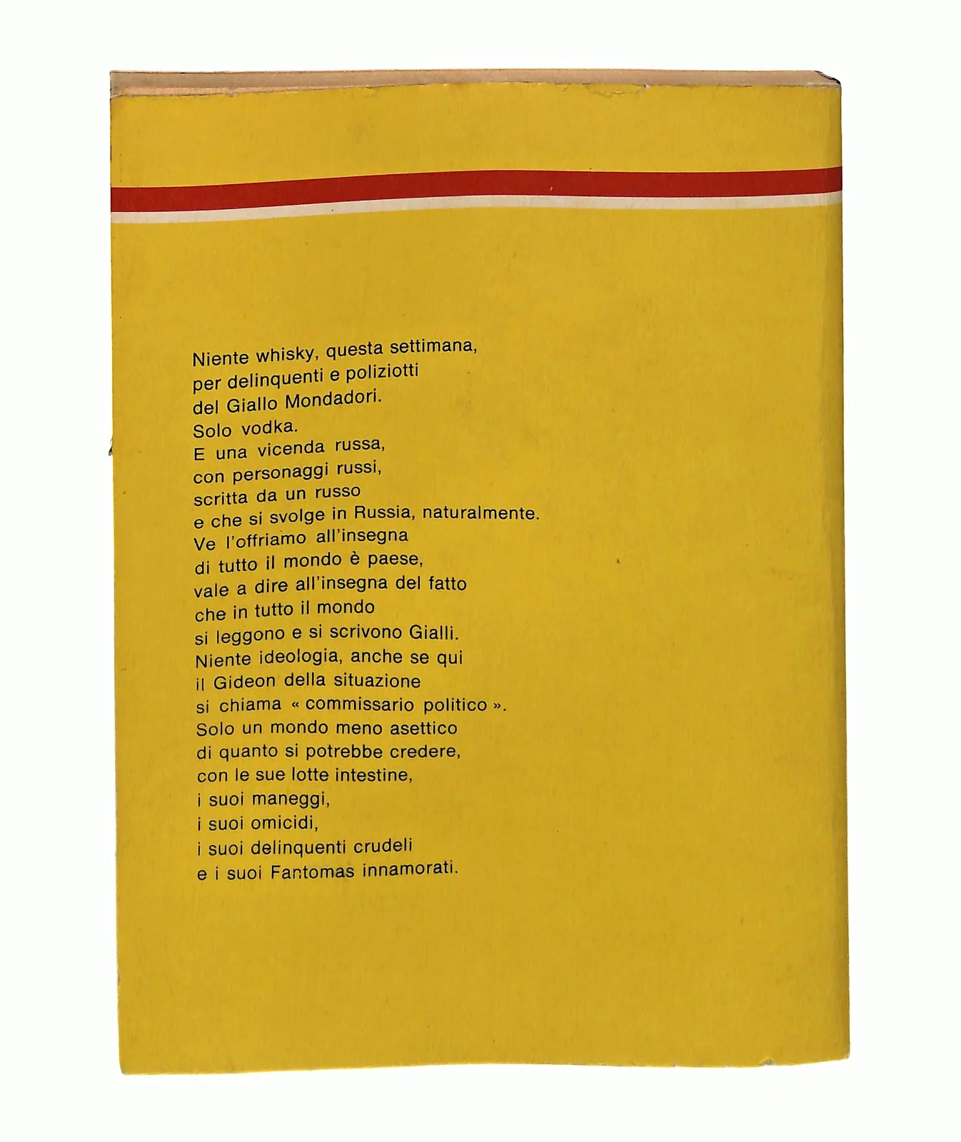 EBOND Cinque Bottiglie Di Vodka Vetrov Il Giallo Mondadori 1976 Libro LI048659 - Image 2