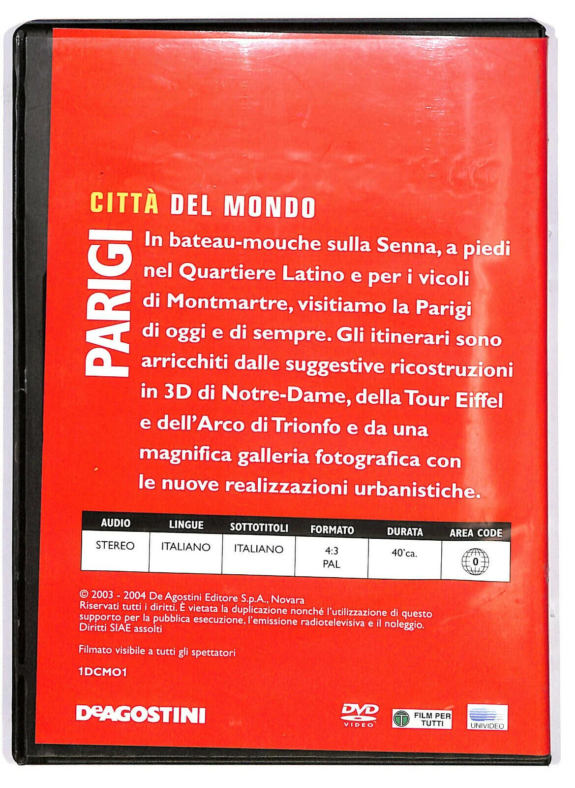 EBOND Citta Del Mondo - Parigi Editoriale DVD DB740649 - Image 2