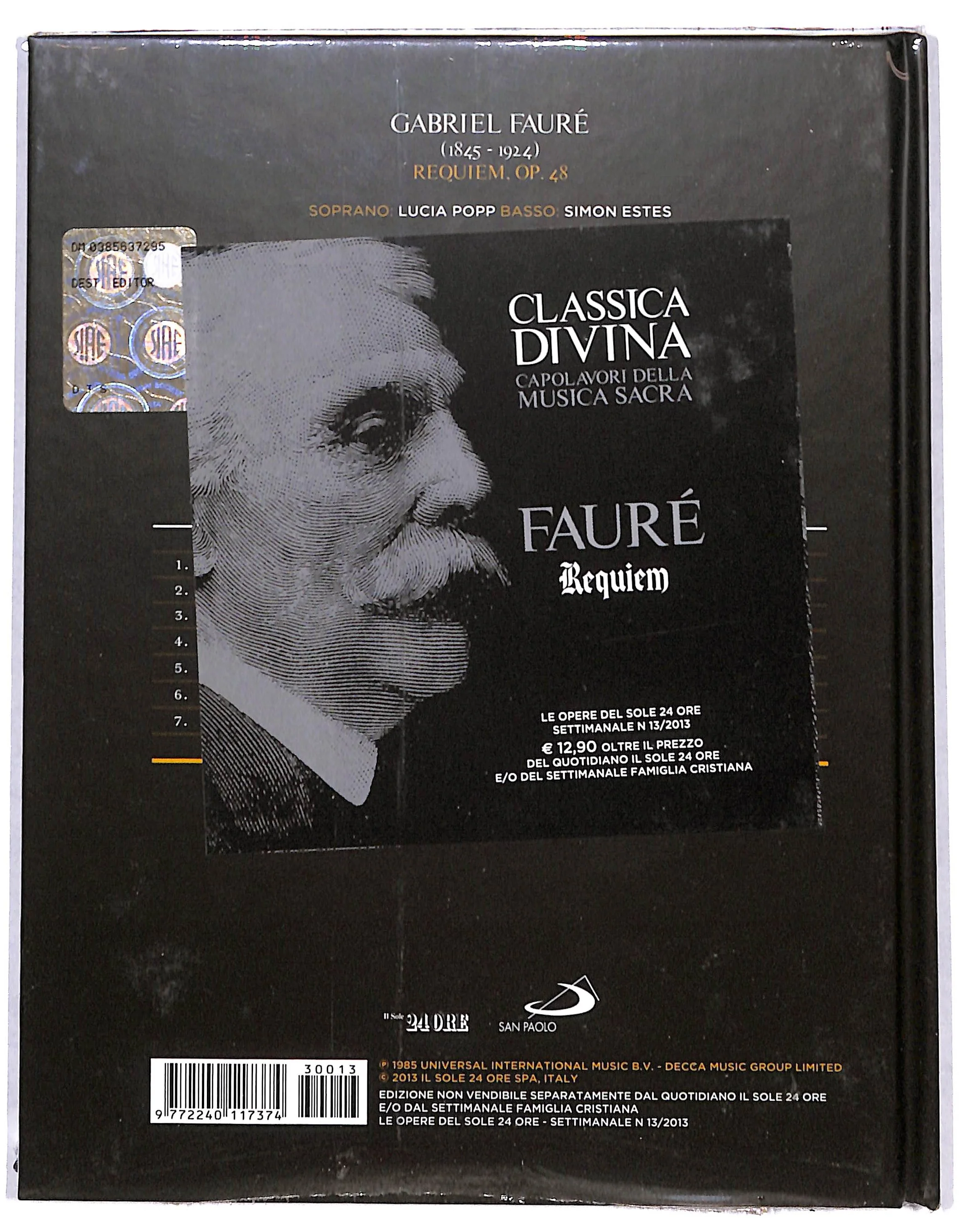 EBOND Classica Divina - Faure requiem EDITORIALE DVD DB739320 - Image 2