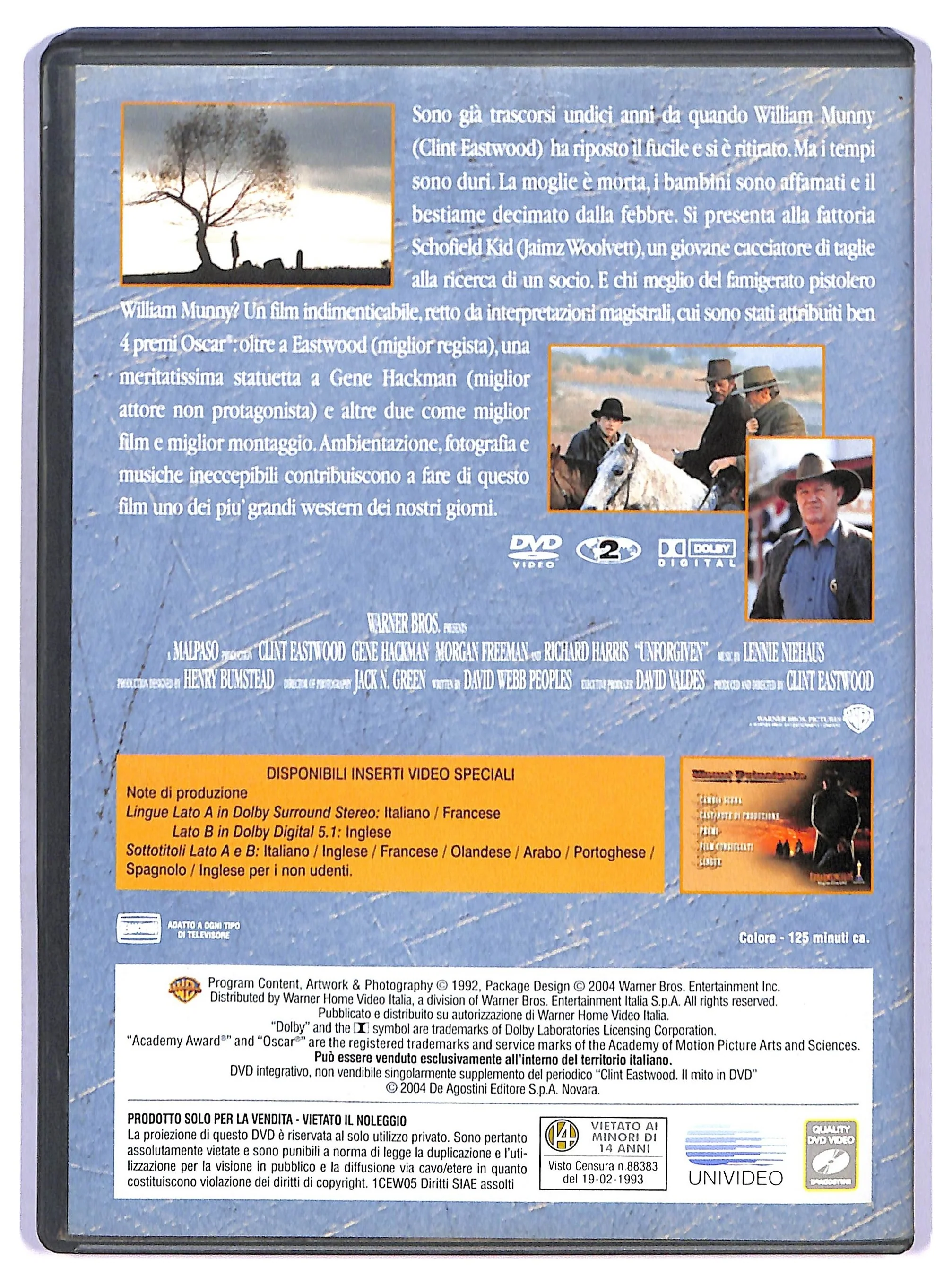 EBOND Clint Eastwood il mito in dvd - Gli Spietati EDITORIALE DVD DB709725 - Image 2