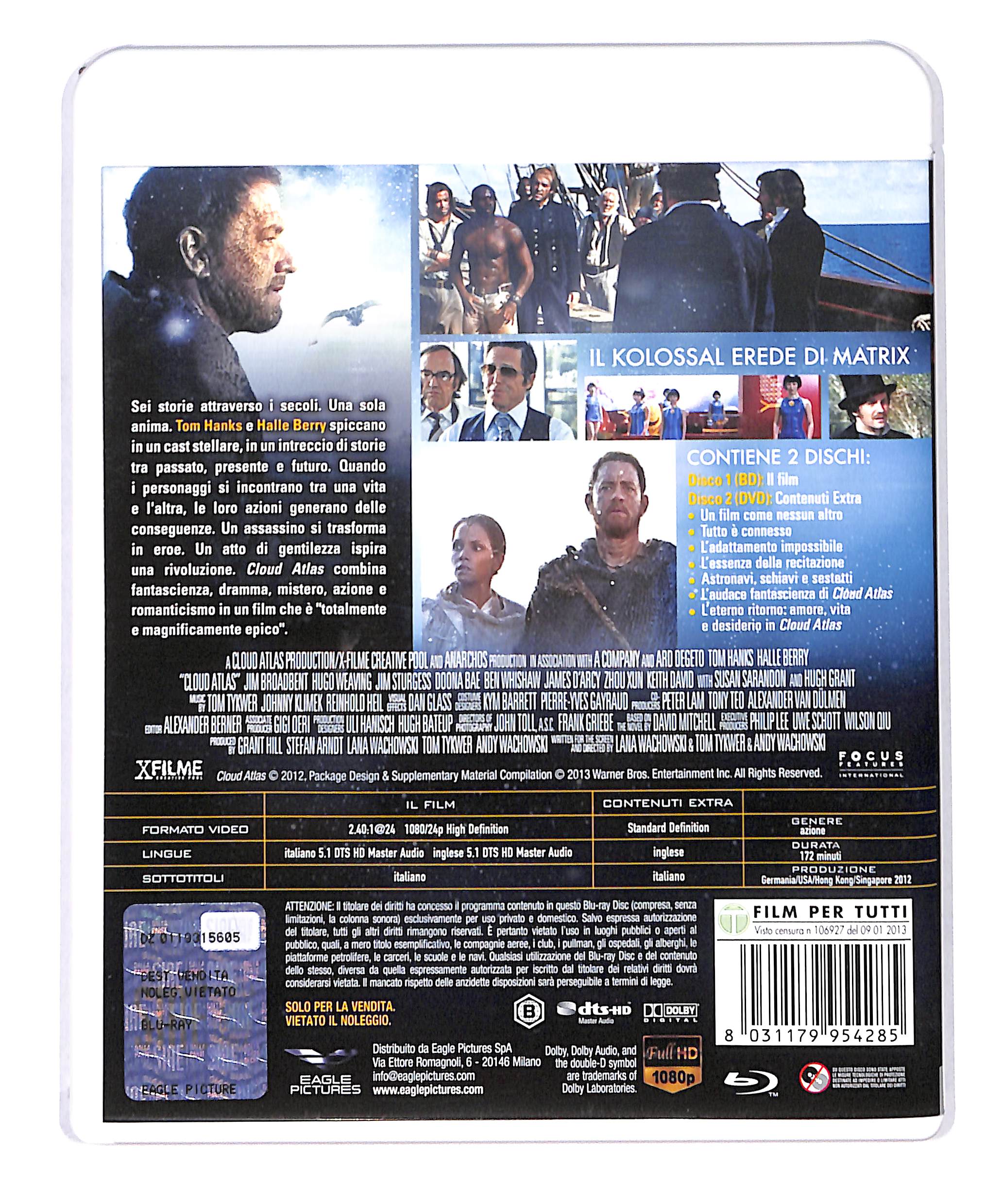 EBOND Cloud Atlas tutto e connesso BLURAY DB690739 - Image 2