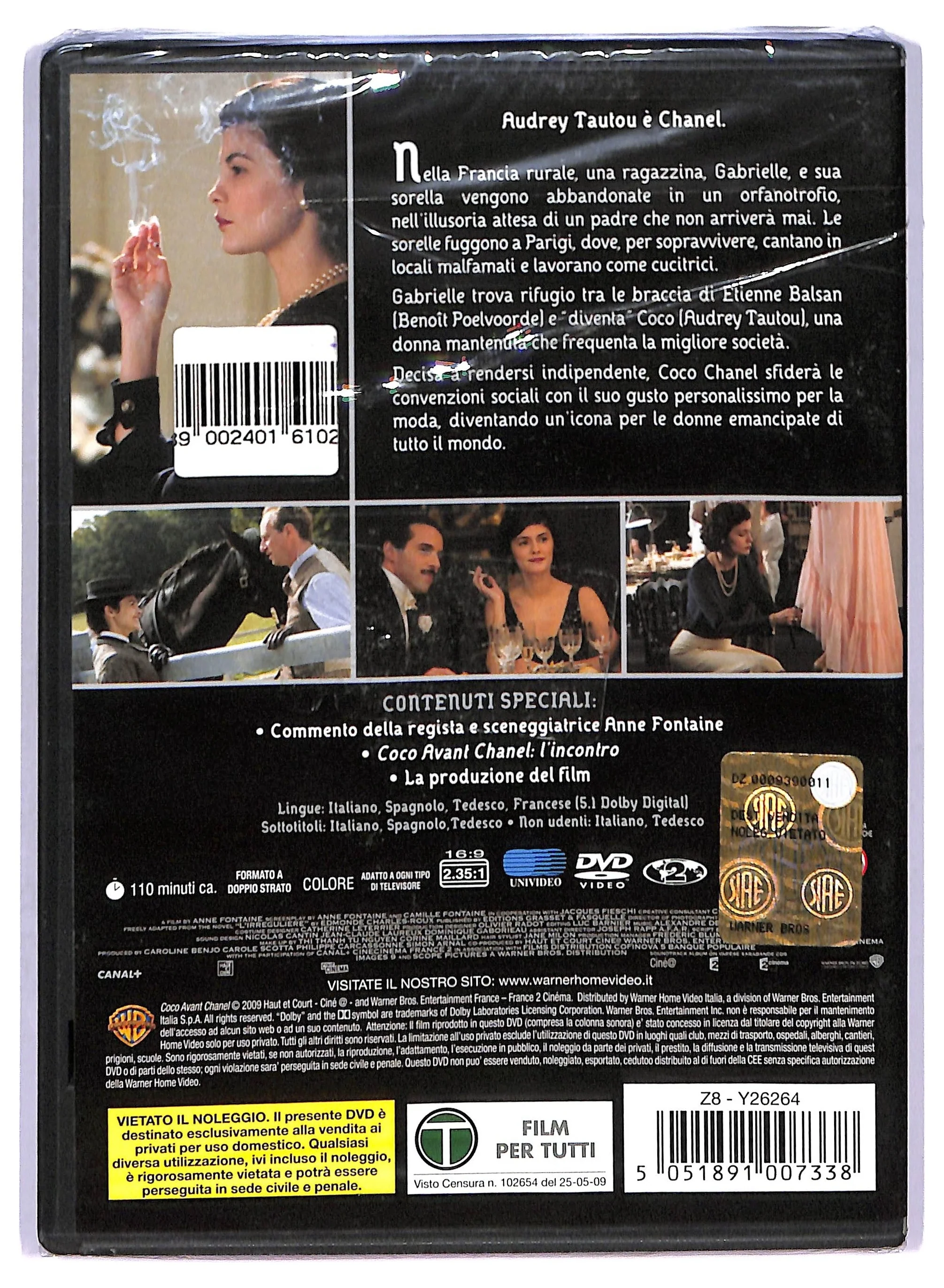 EBOND Coco avant Chanel L'amore prima del mito DVD DB712449 - Image 2