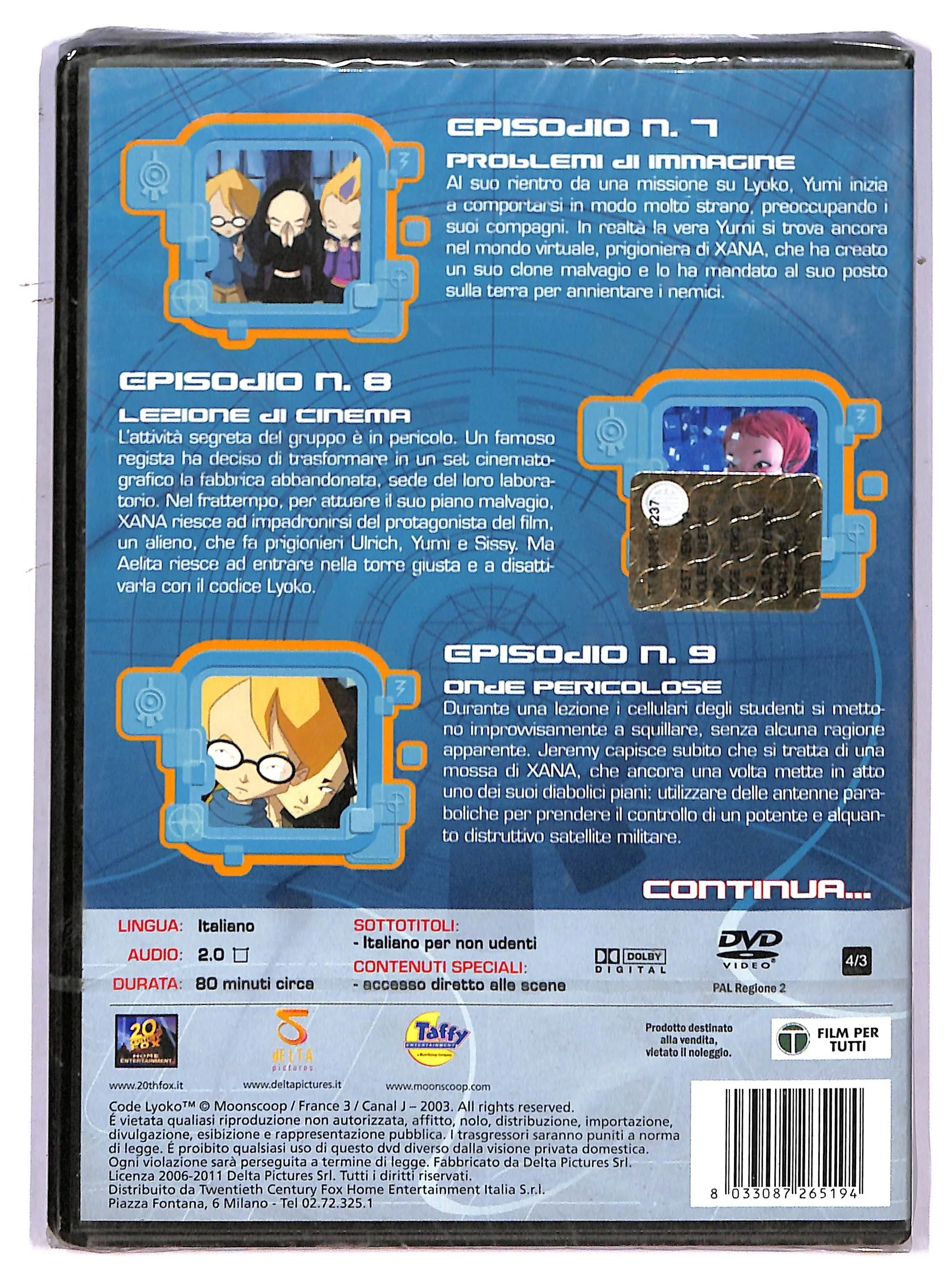 EBOND Code lyoko volume 03 - onde pericolose DVD DB694605 - Image 2