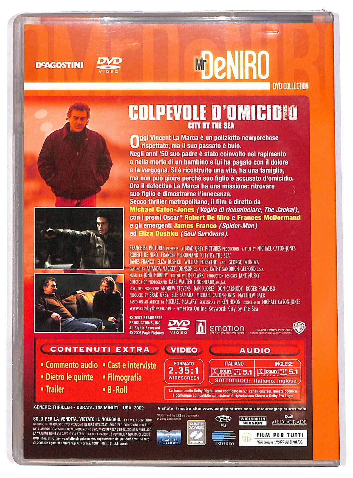 EBOND Colpevole D'omicidio - City By The Sea Editoriale DVD DB741336 - Image 2