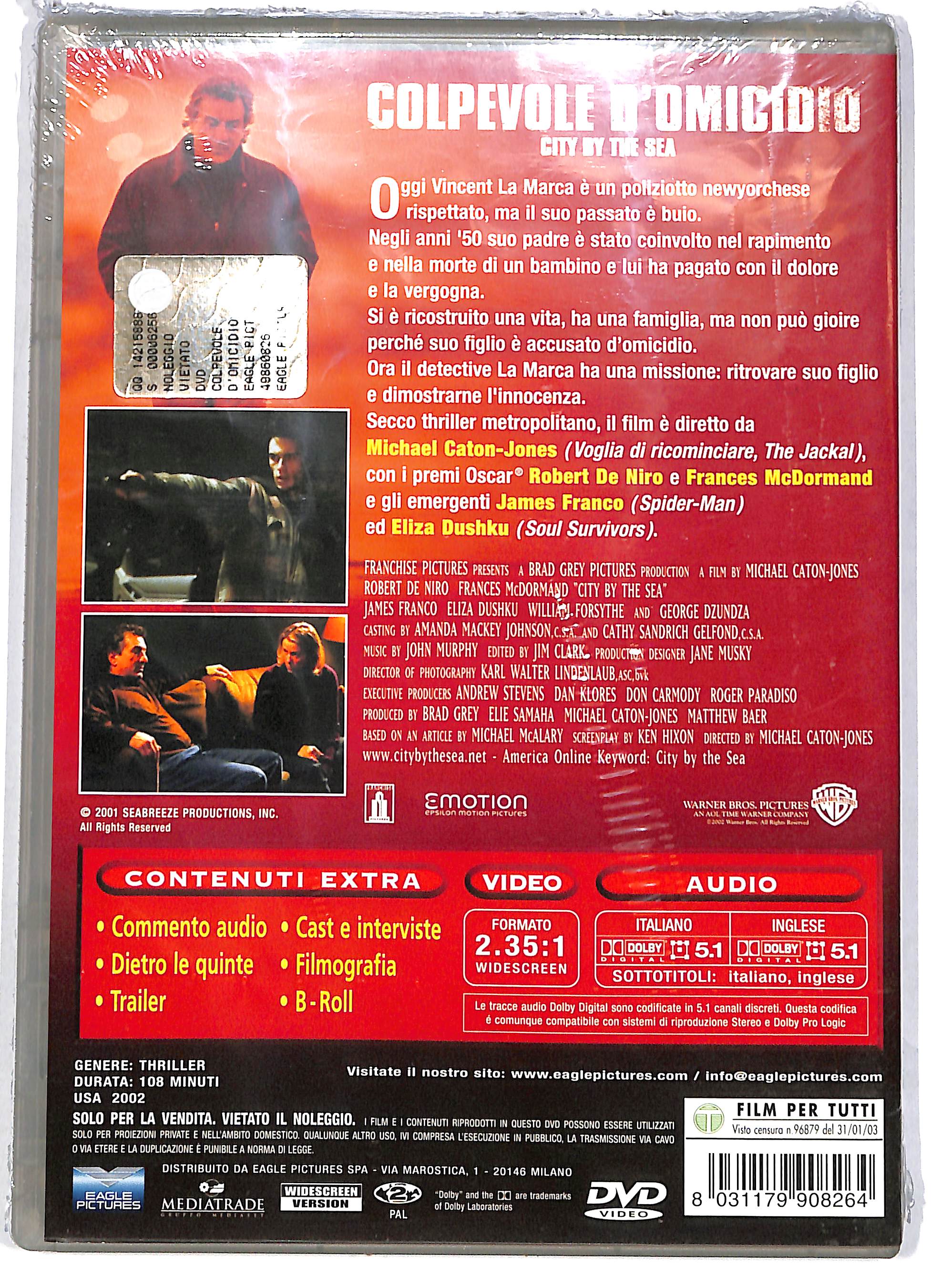 EBOND Colpevole d'omicidio DVD DB716137 - Image 2