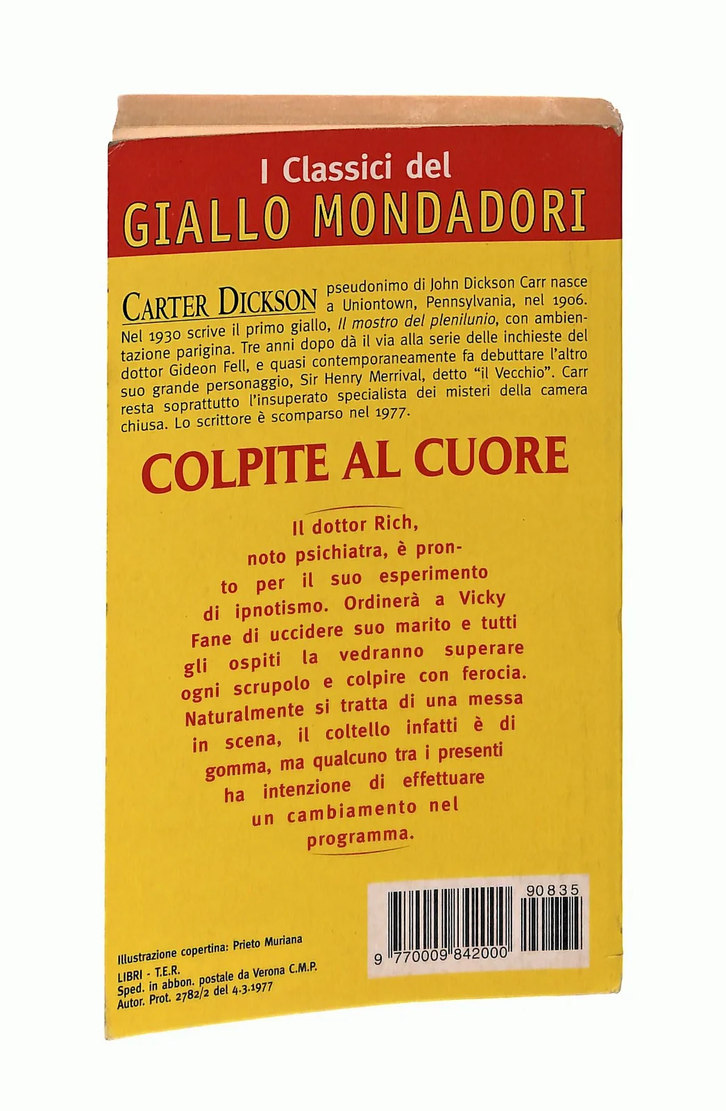 EBOND Colpite Al Cuore Carter Dickson Classici Giallo Mondadori Libro LI048706 - Image 2