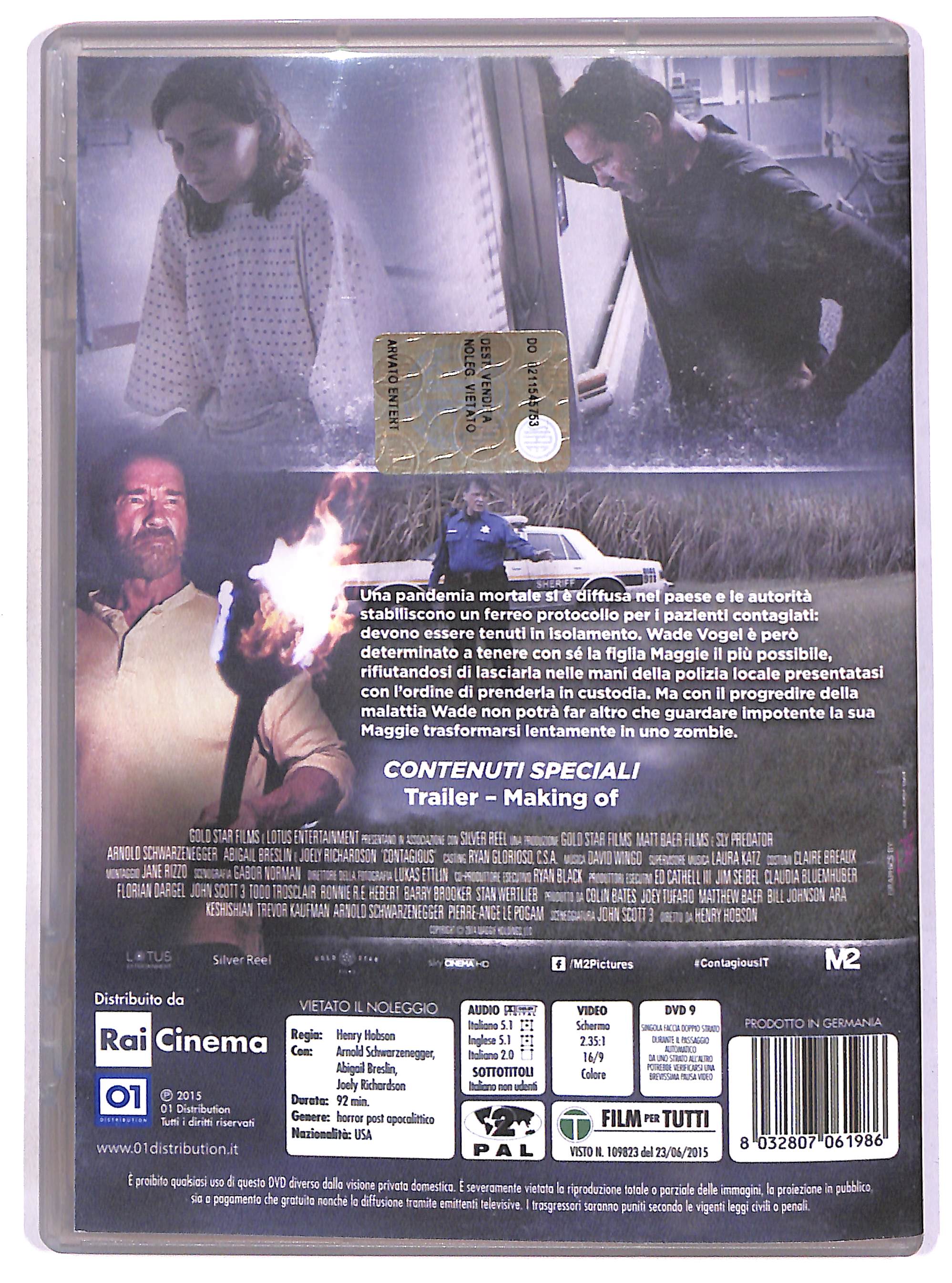 EBOND Contagious - Epidemia mortale NOLEGGIO DVD DB725206 - Image 2